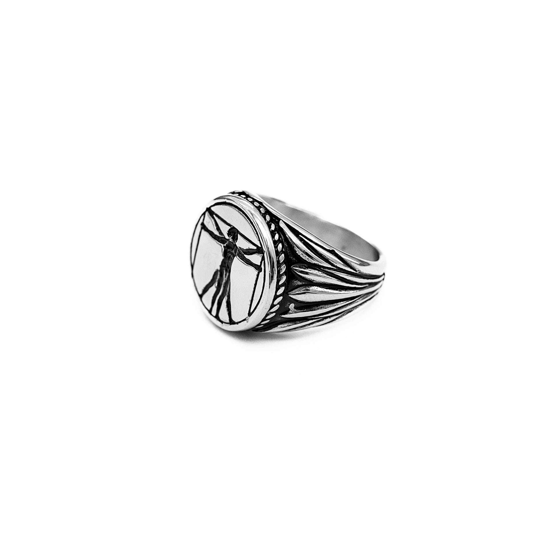 Vitruvian Signet Ring (Silver)