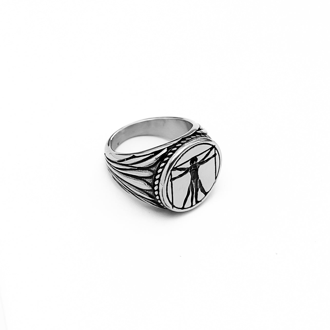 Vitruvian Signet Ring (Silver)