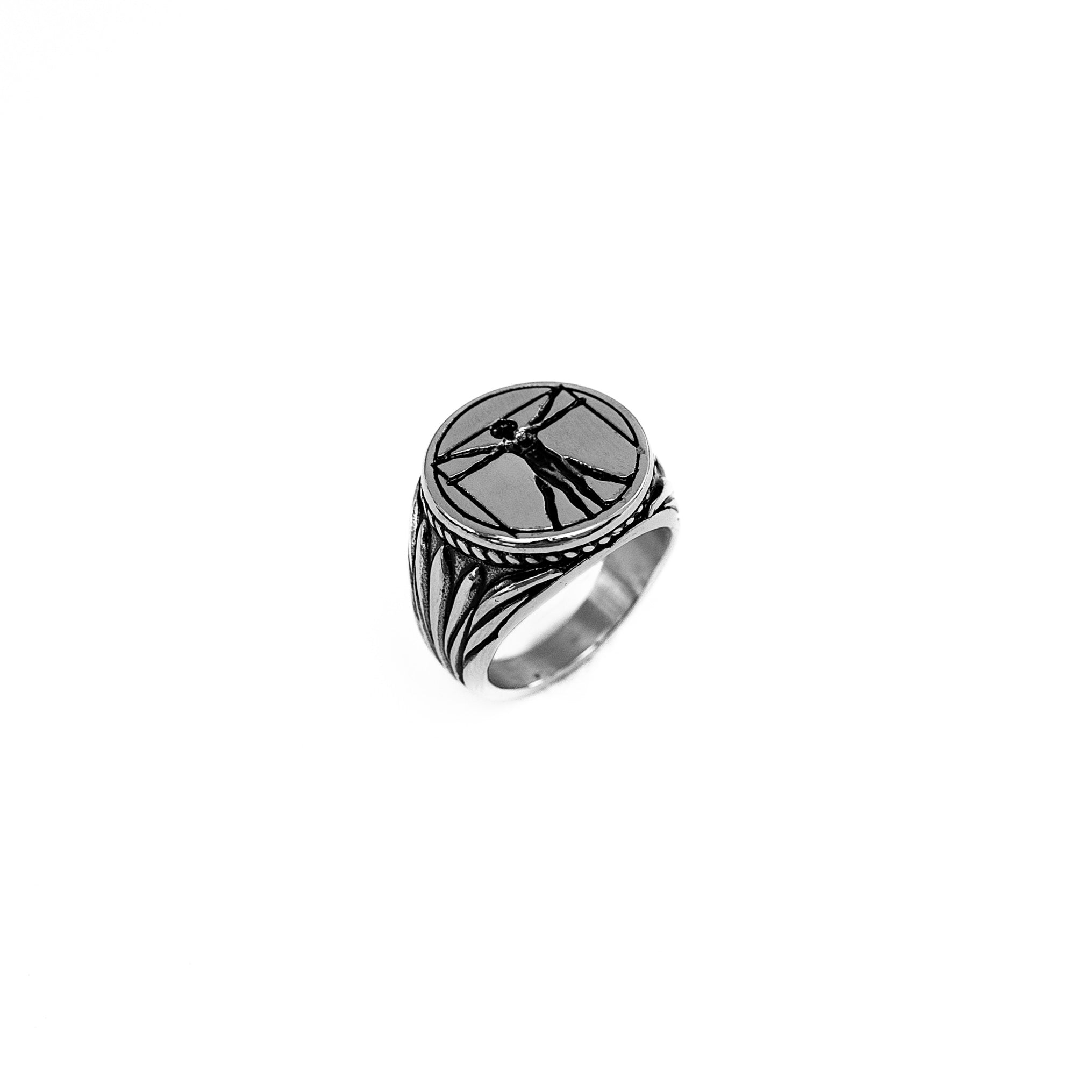 Vitruvian Signet Ring (Silver)