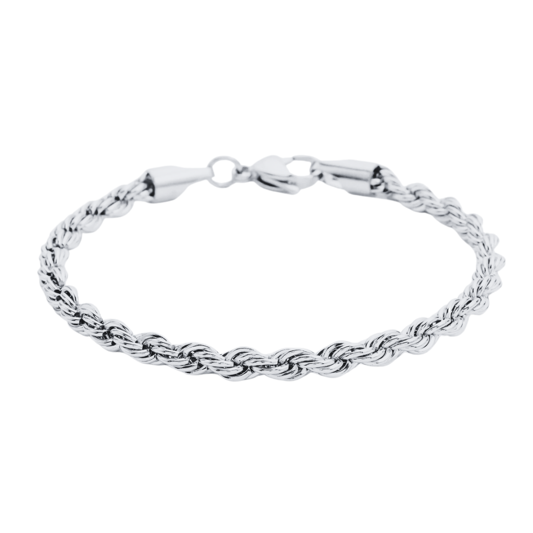 Rope Bracelet (Silver) 6mm