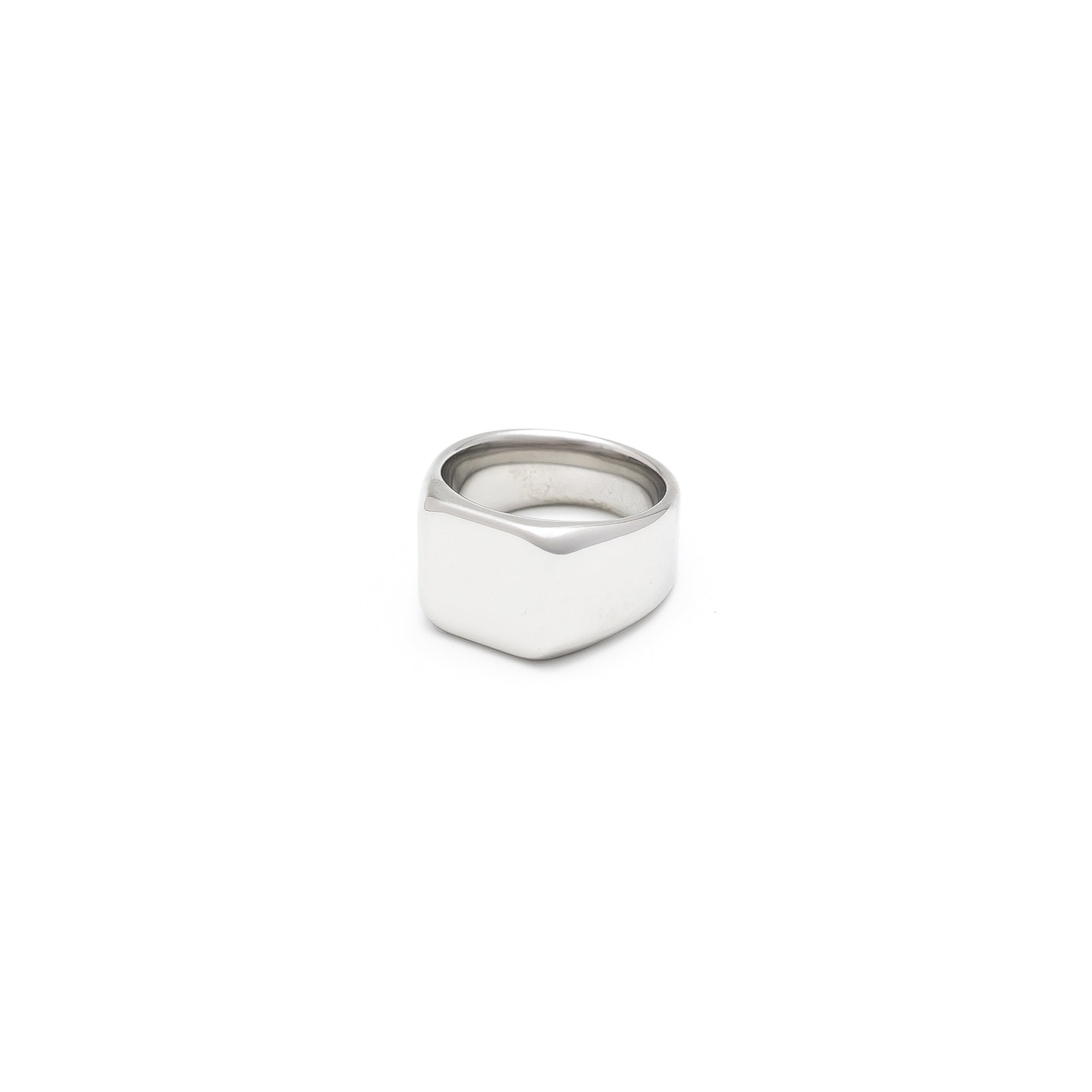 Squared Signet Ring (Silver)