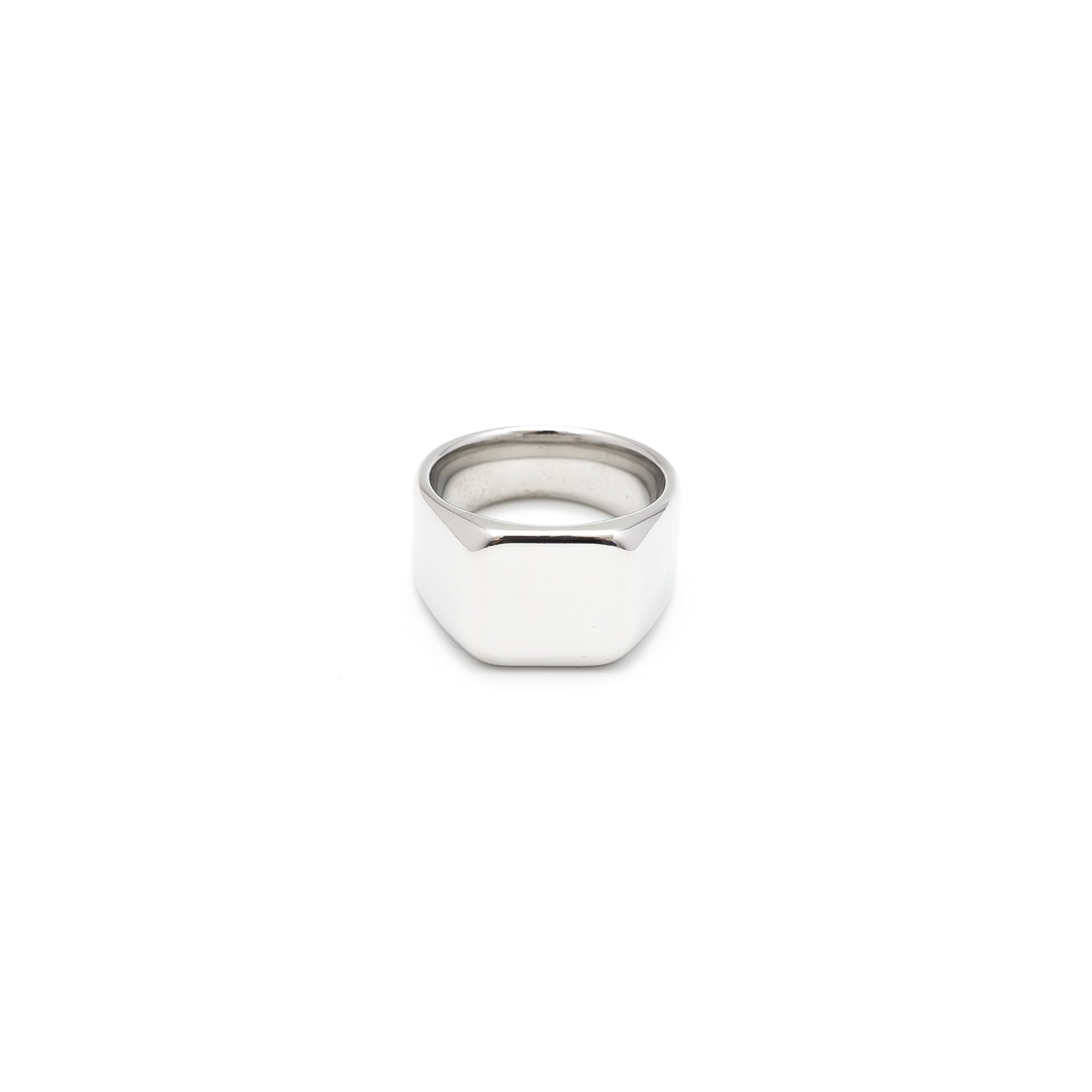 Squared Signet Ring (Silver)