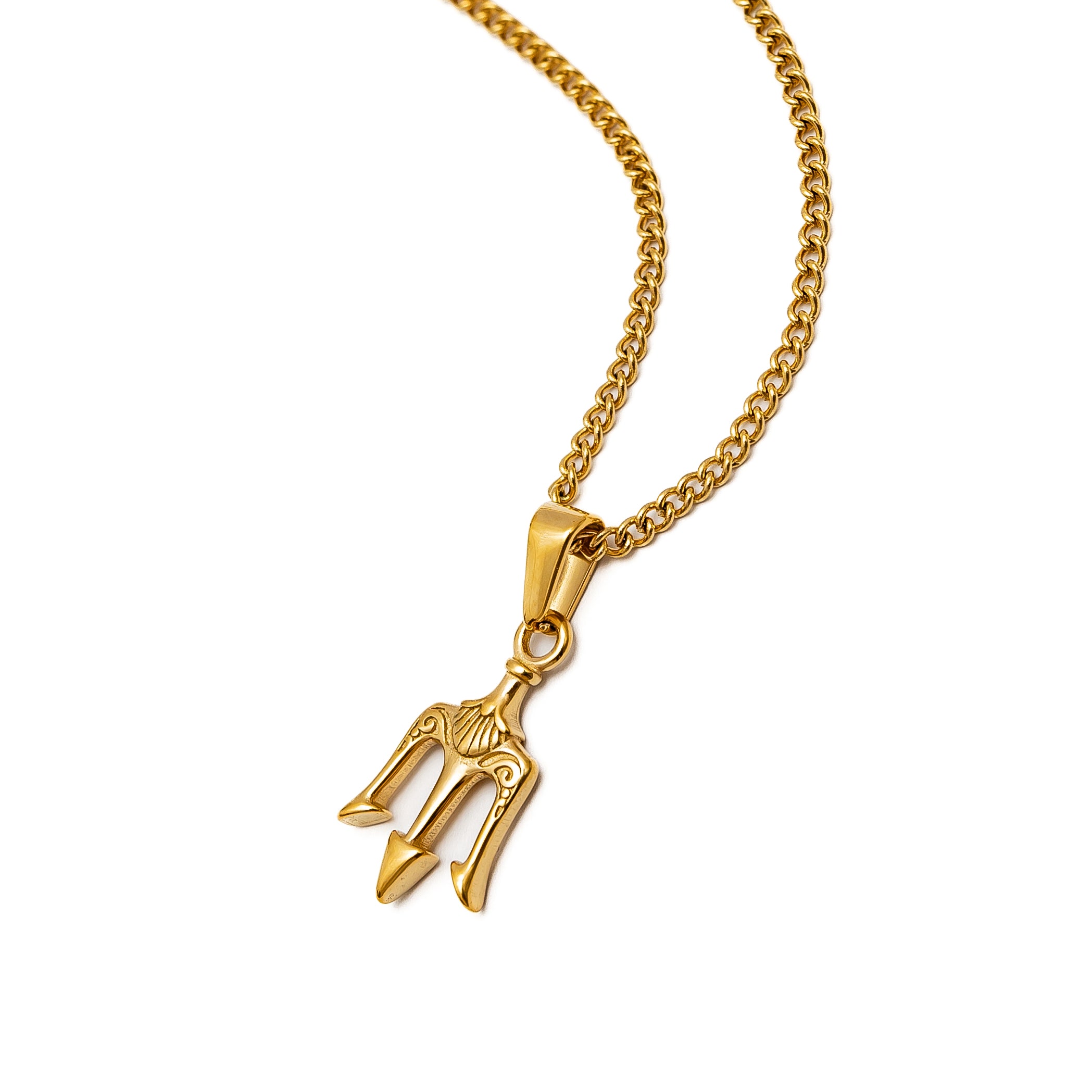 Trident Pendant (Gold)
