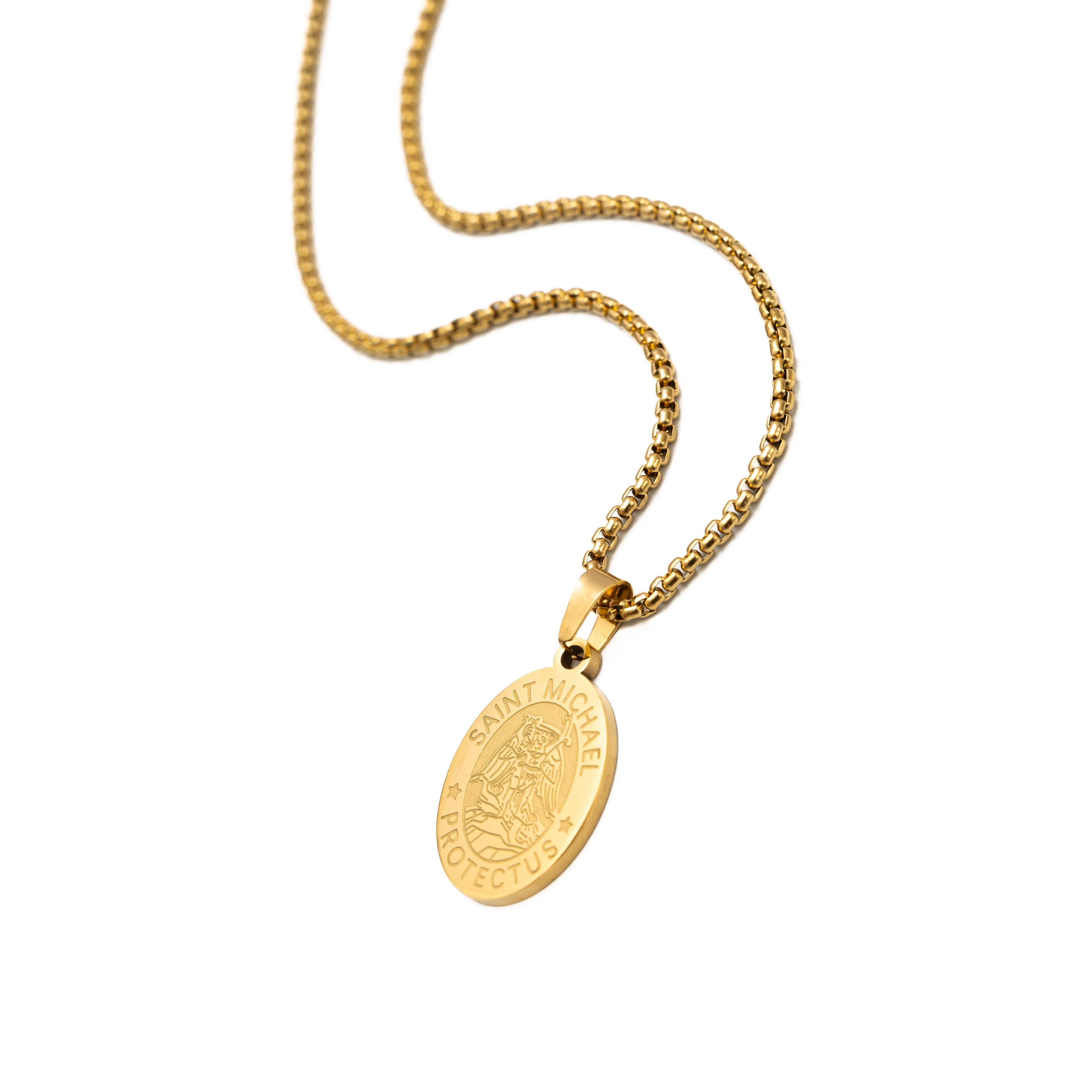 Saint Michael Pendant (Gold)