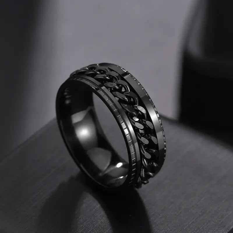 Cuban Ring (Black)