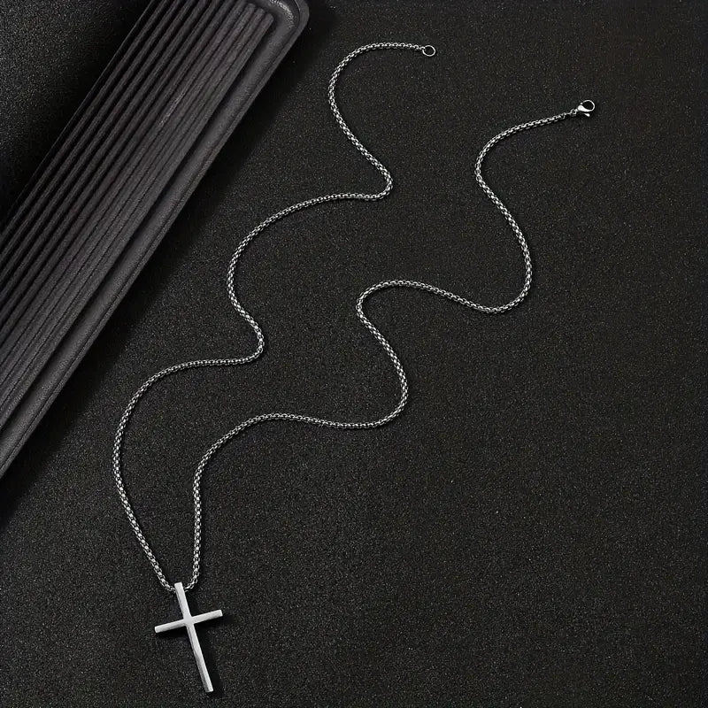 Premium Cross Pendant (Silver)