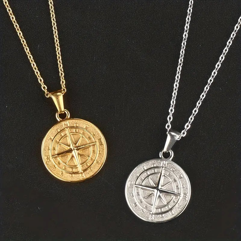 Compass Pendant (Gold)