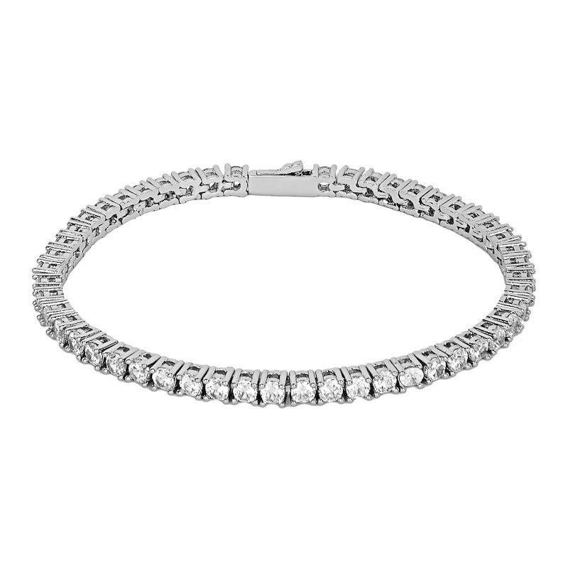 3mm Tennis Bracelet (Silver)