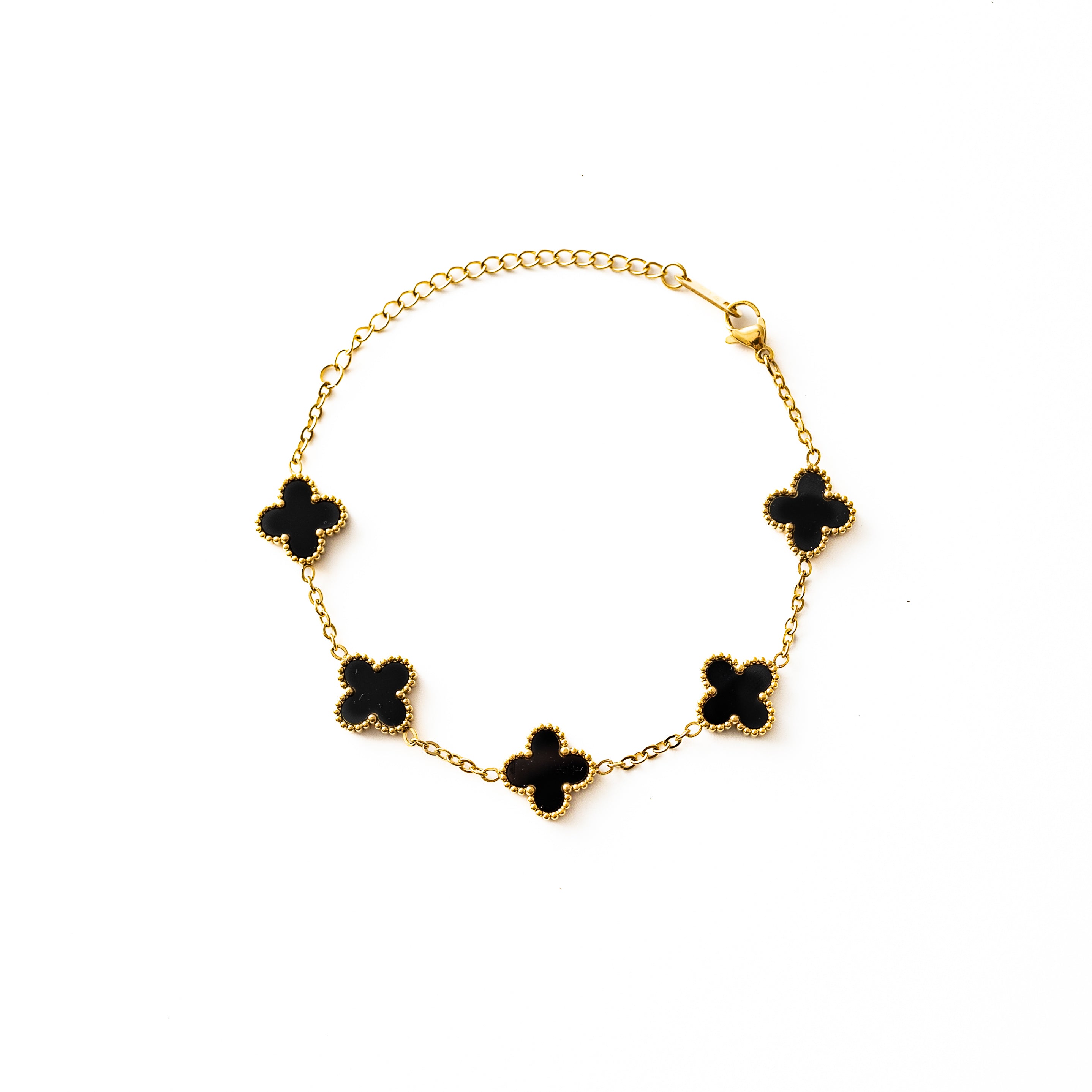 Clover Bracelet (Gold/Black)