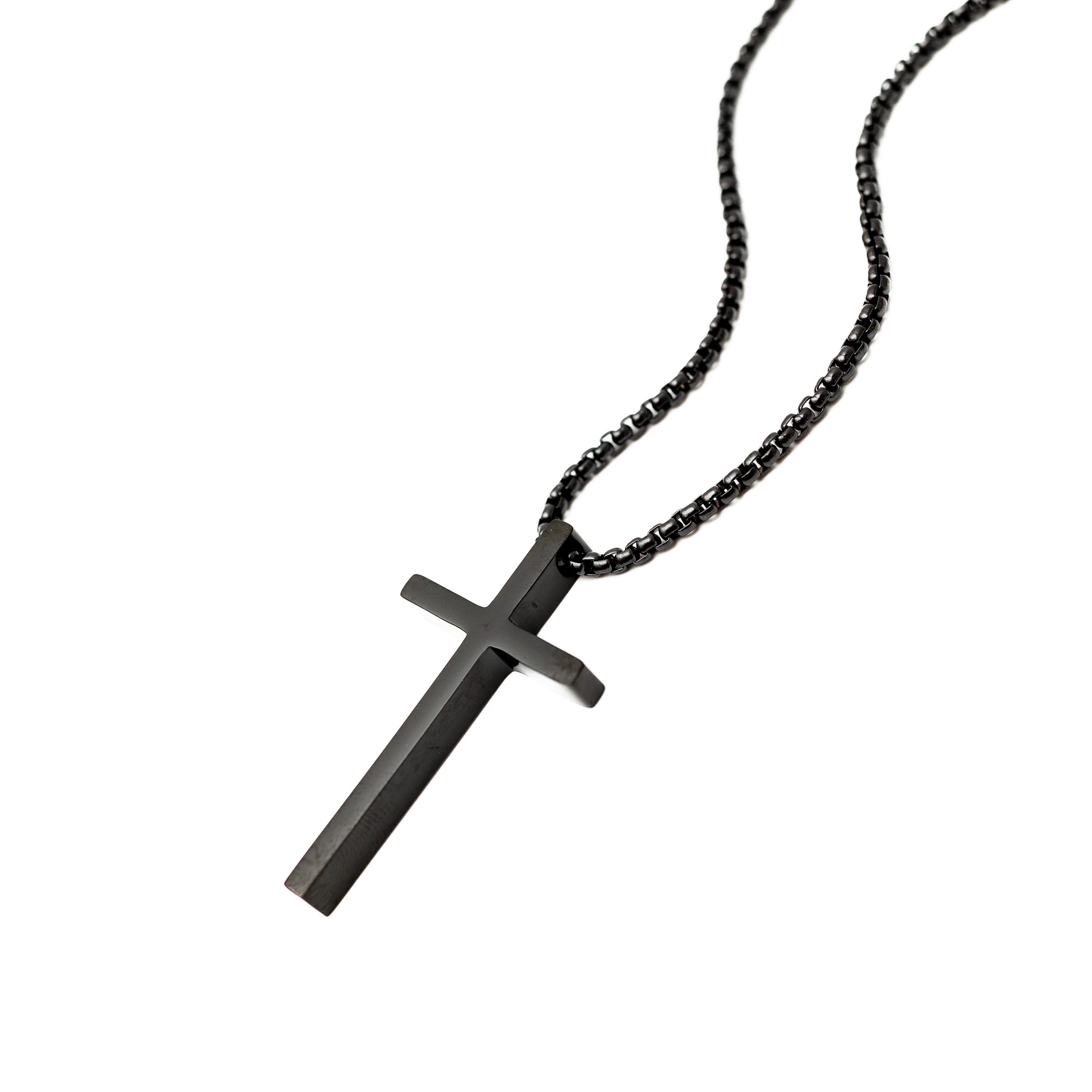 Premium Cross Pendant (Black)