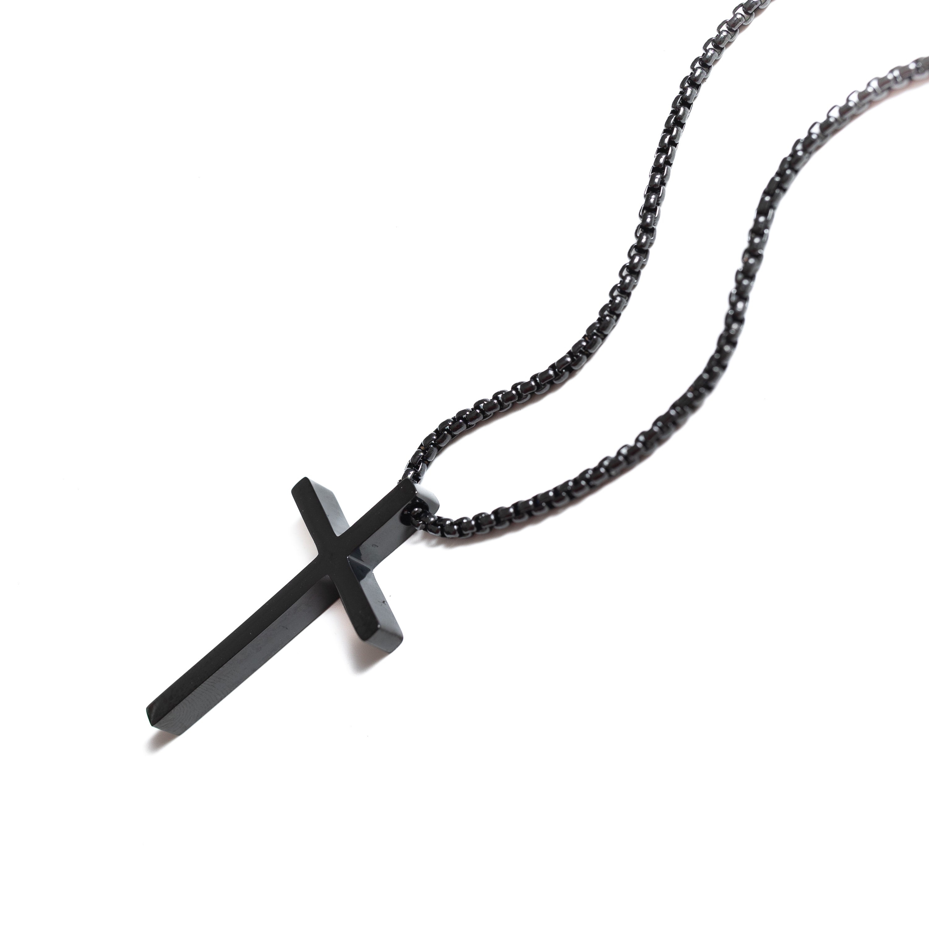 Premium Cross Pendant (Black)