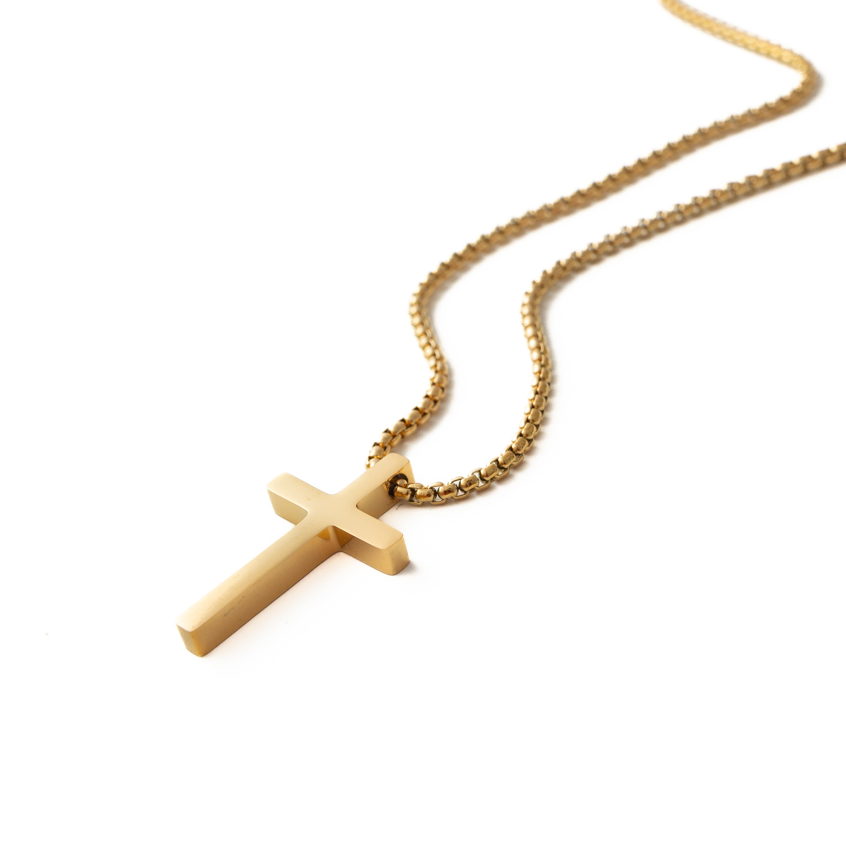 Premium Cross Pendant (Gold)