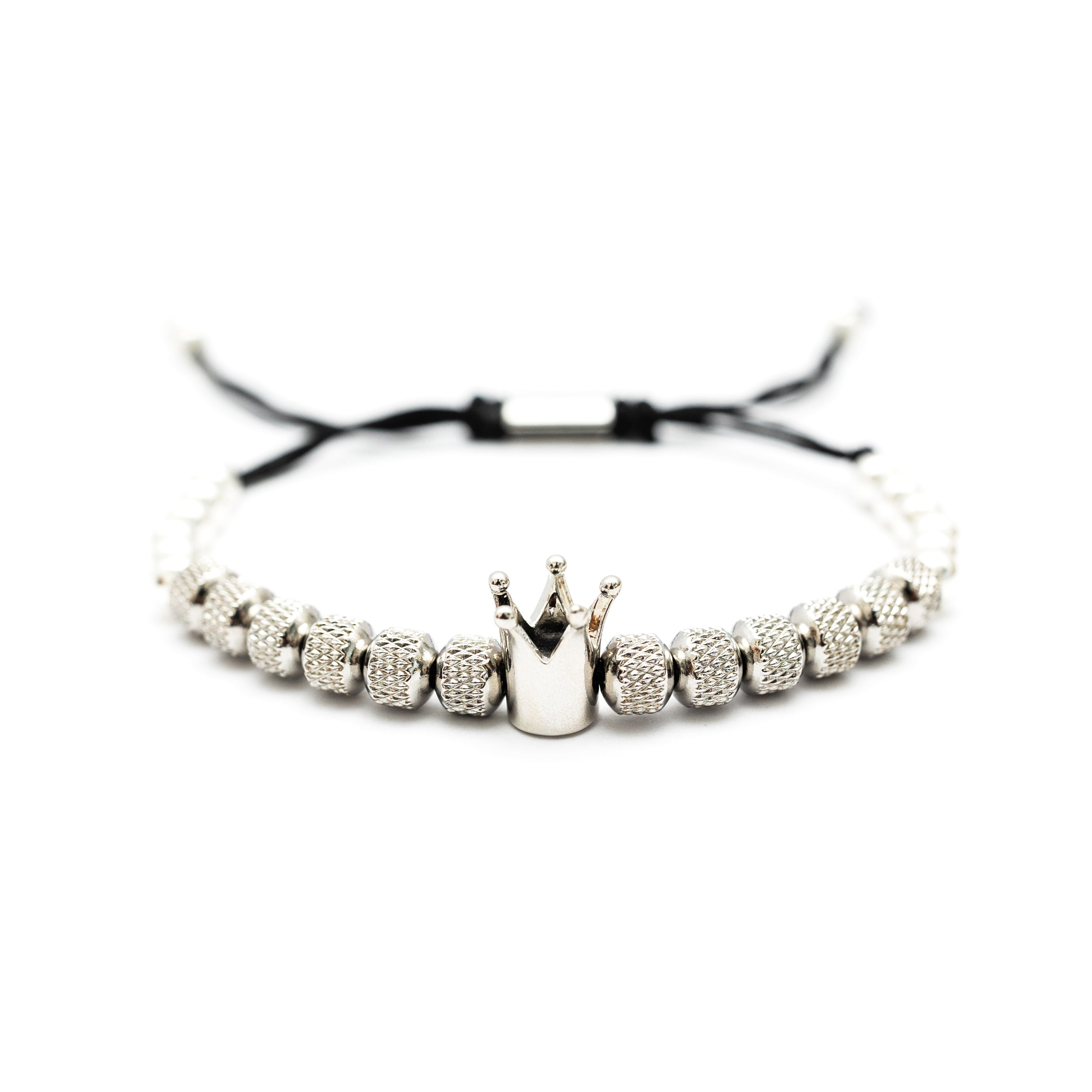 Crown Rope Bracelet (Silver)