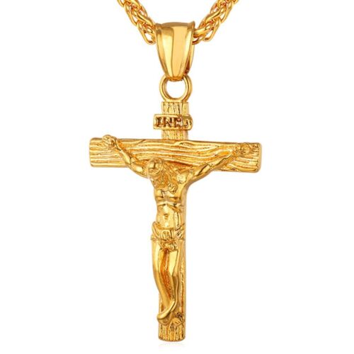 Crucifix Pendant (Gold)