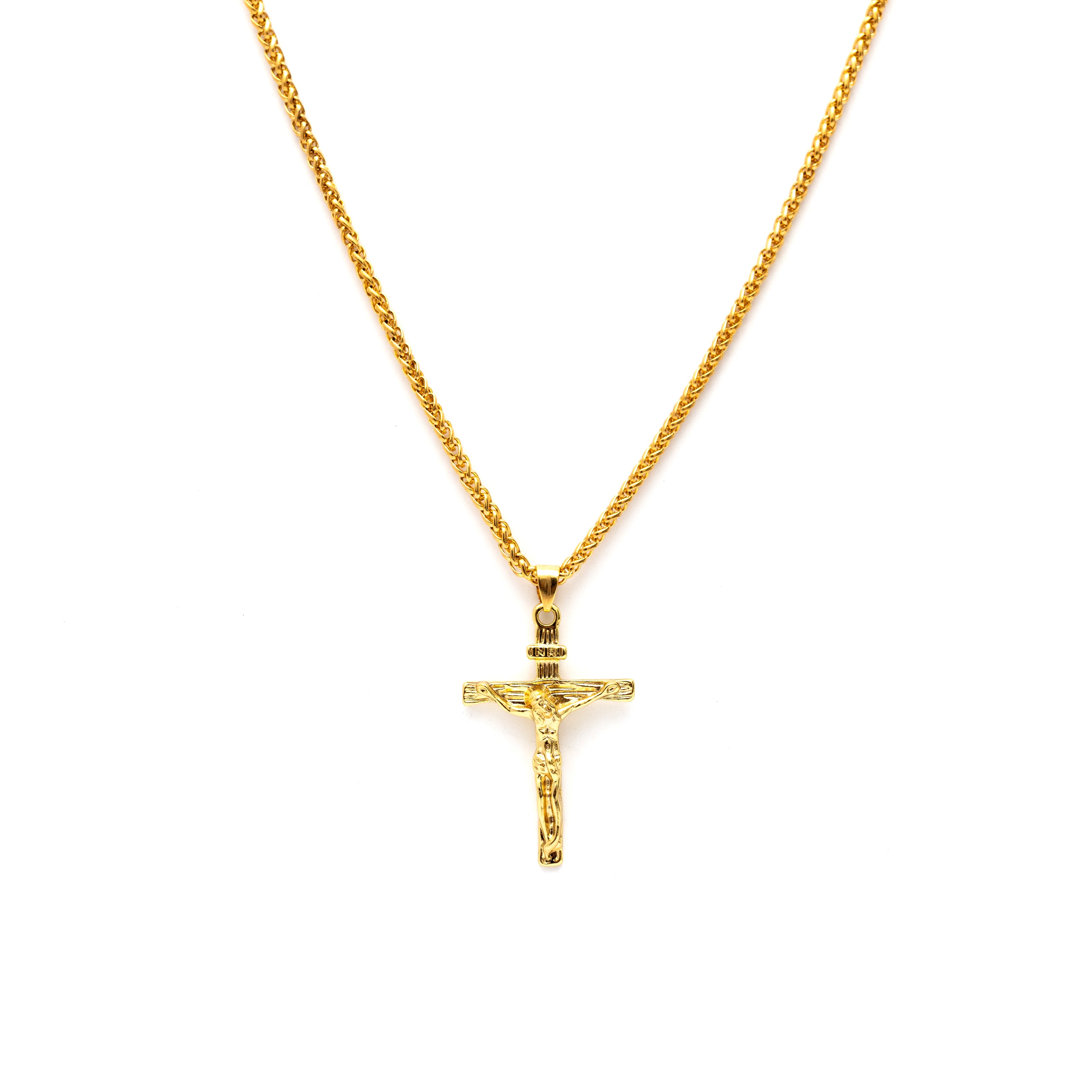 Crucifix Gift Set (Gold)