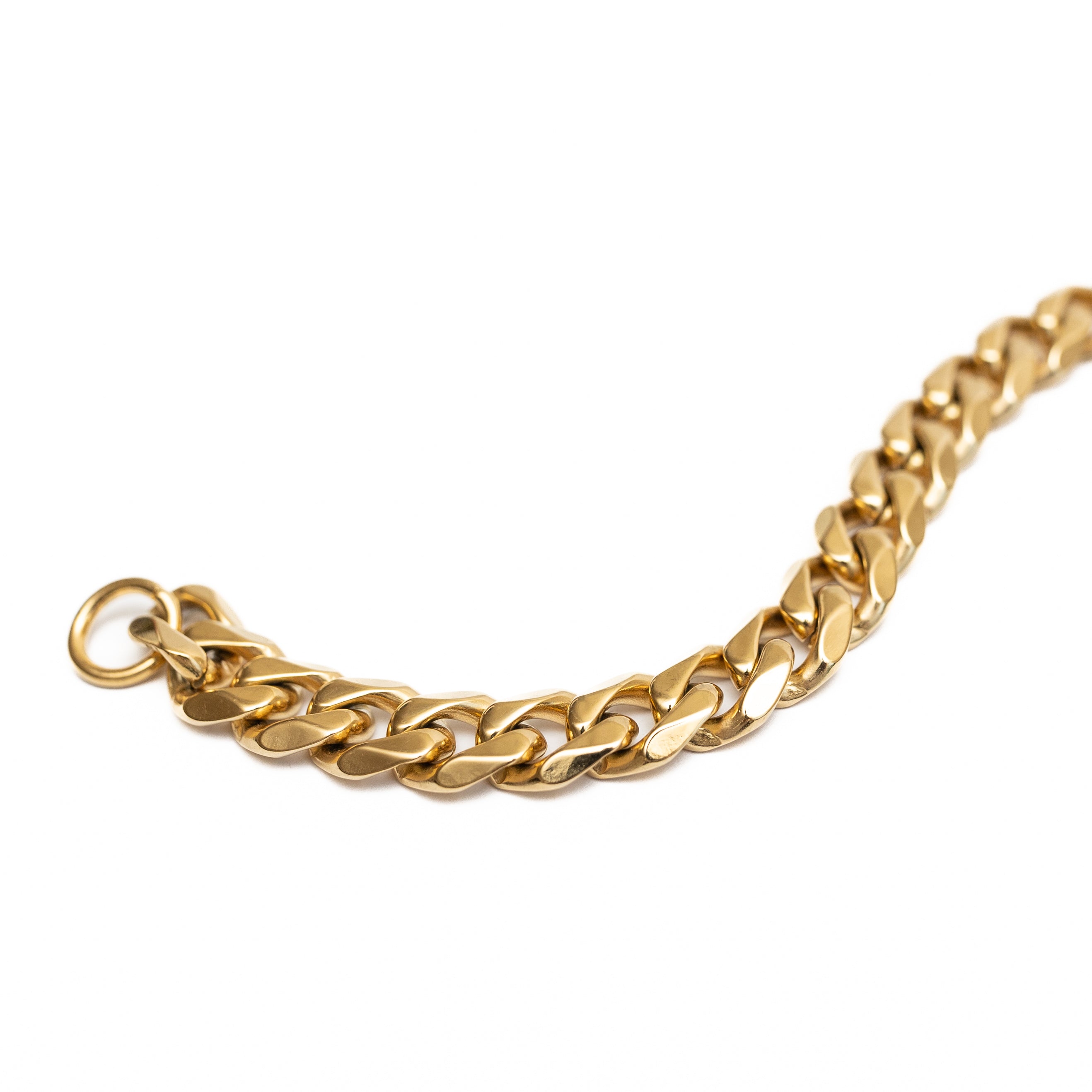 11mm Cuban Bracelet (Gold)