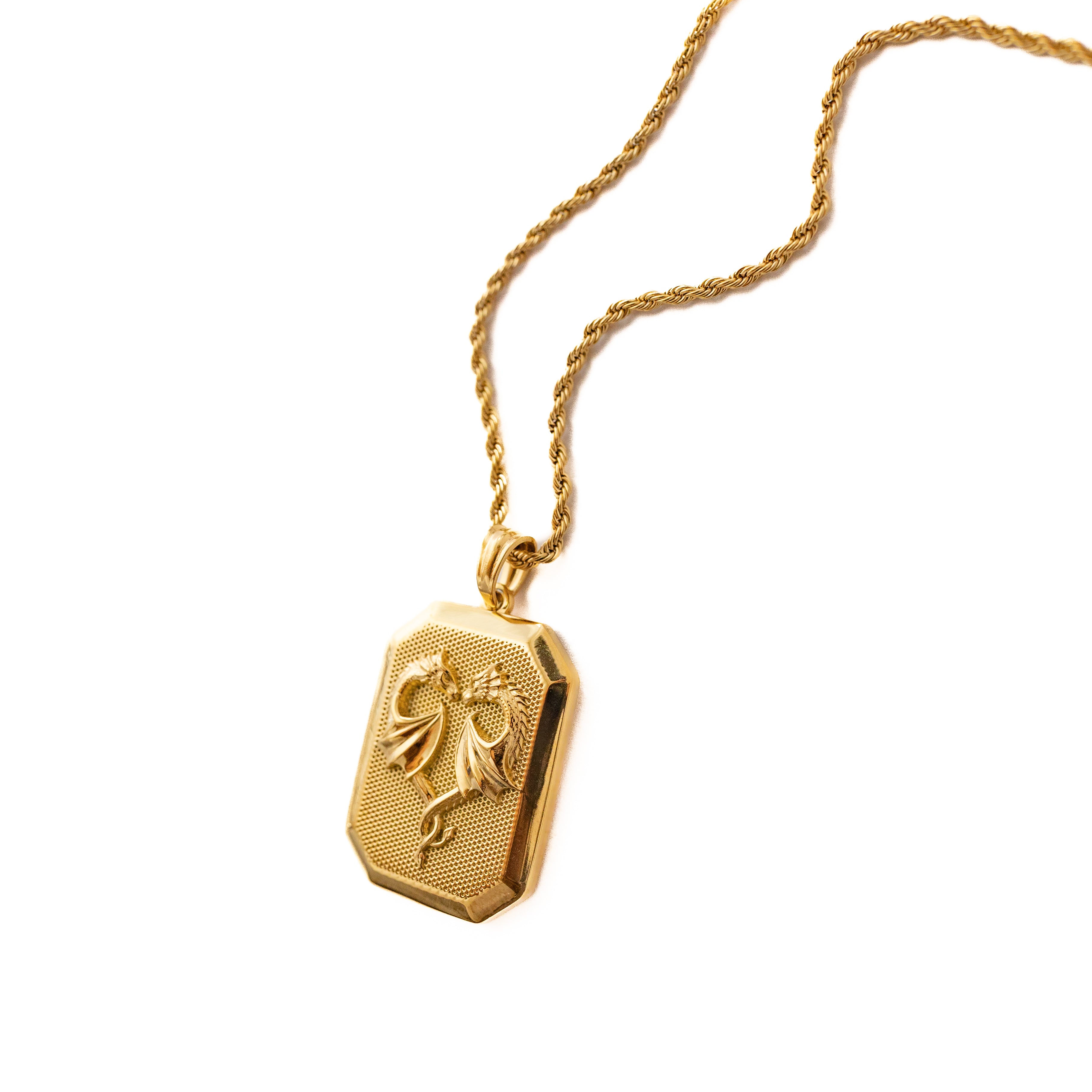 Dragon Heart Pendant (Gold)