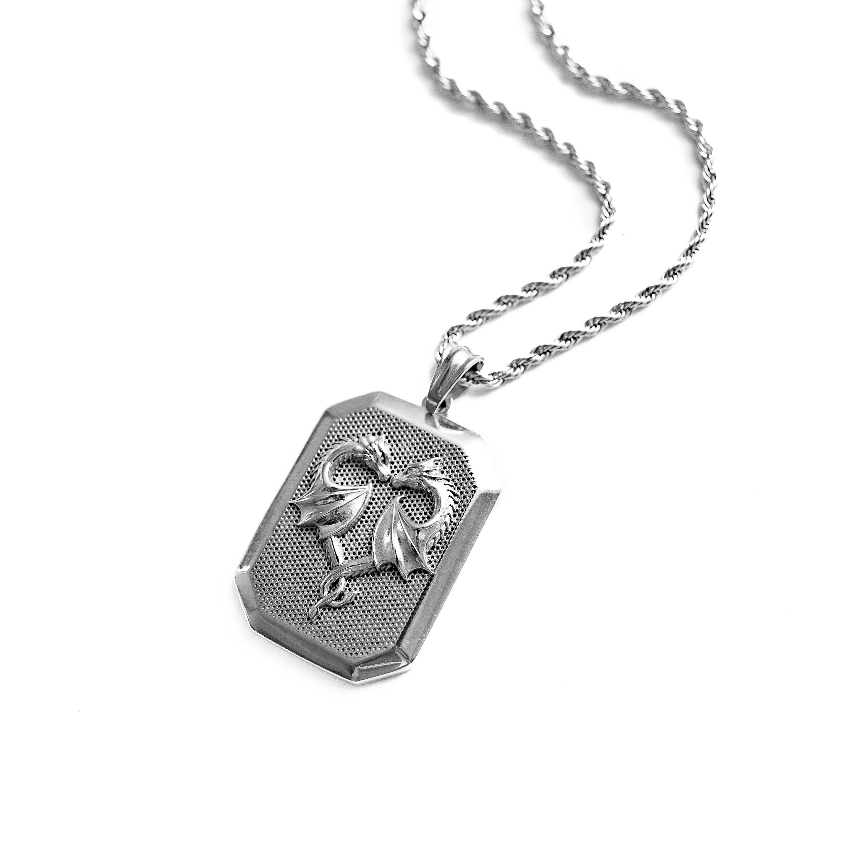 Dragon Heart Pendant (Silver)