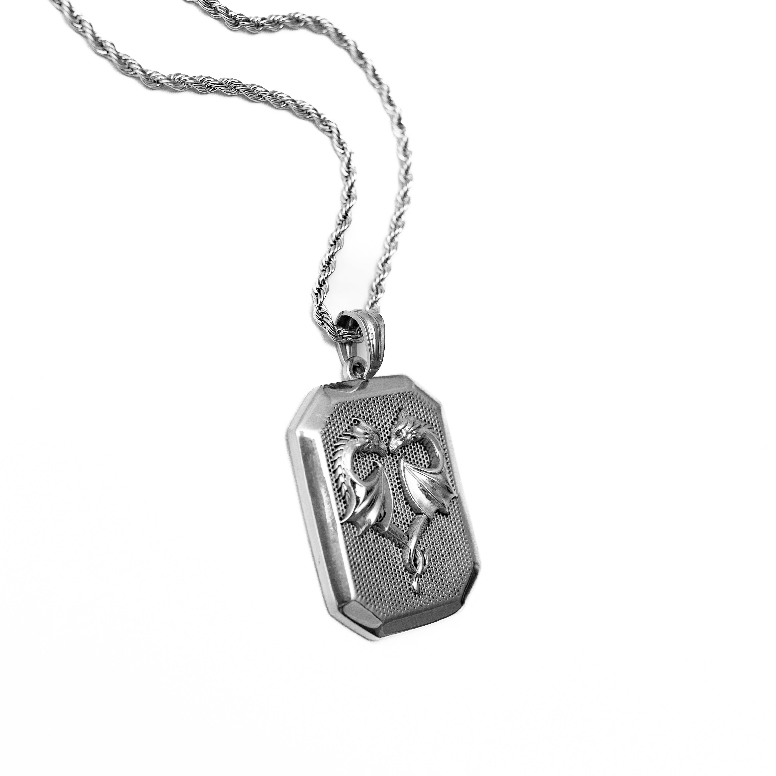Dragon Heart Pendant (Silver)