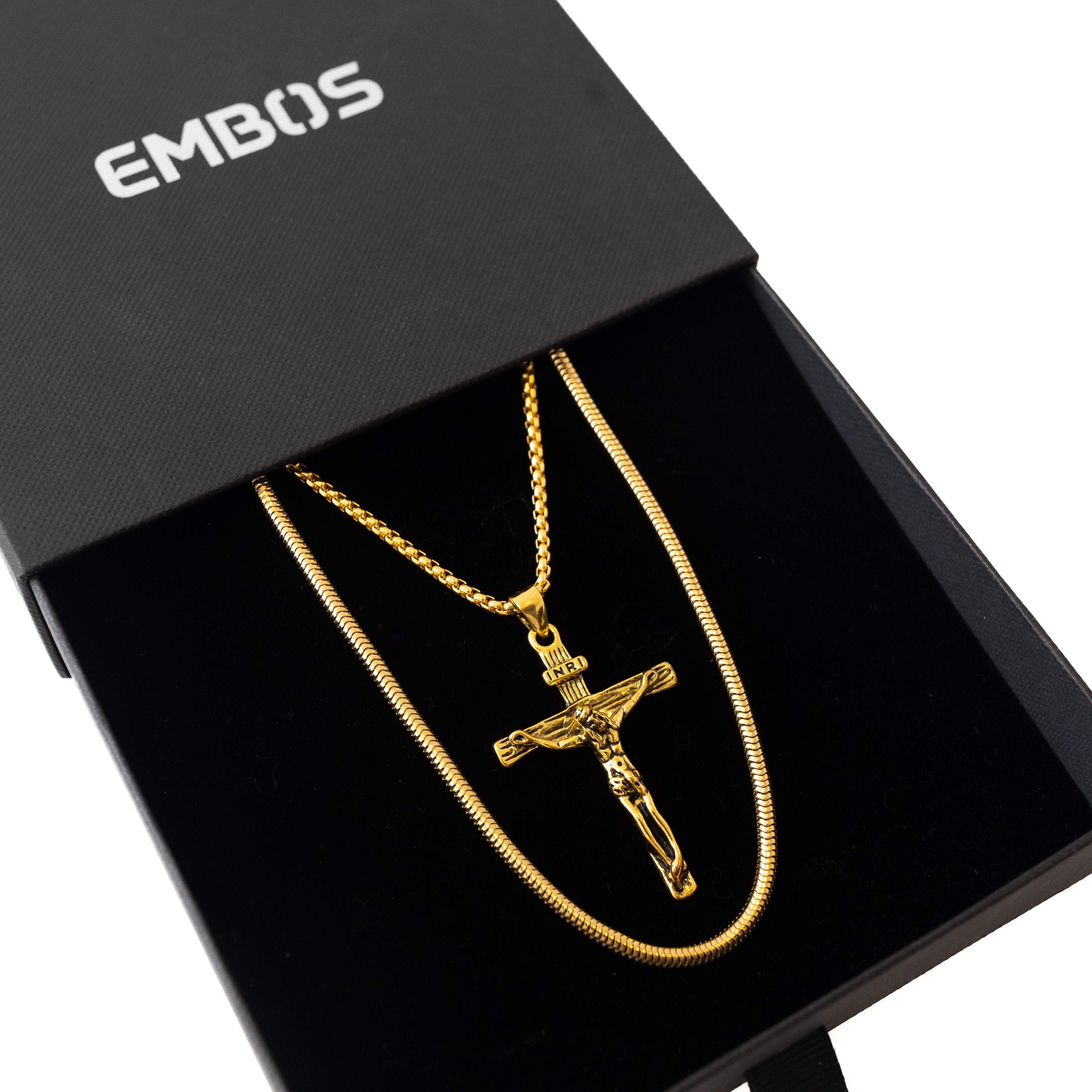 Crucifix Gift Set (Gold)