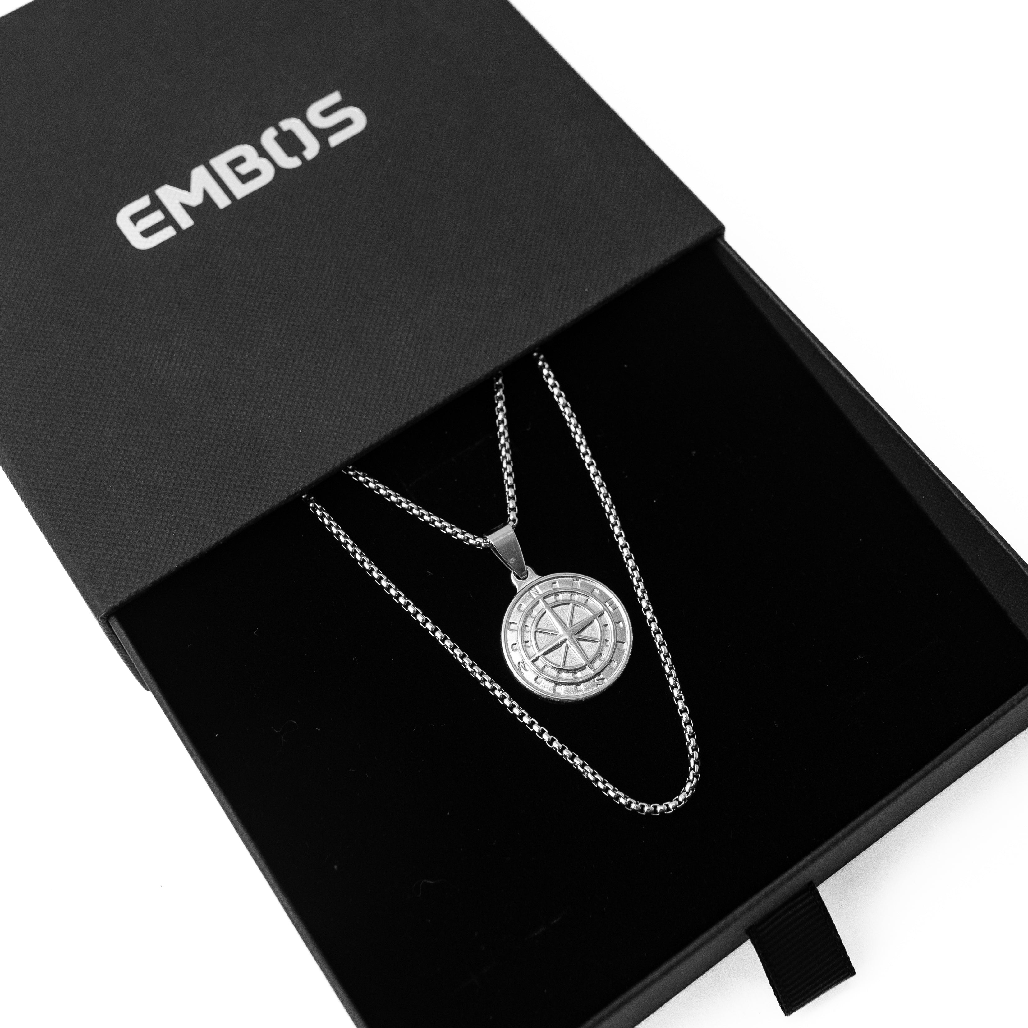 Compass Gift Set (Silver)