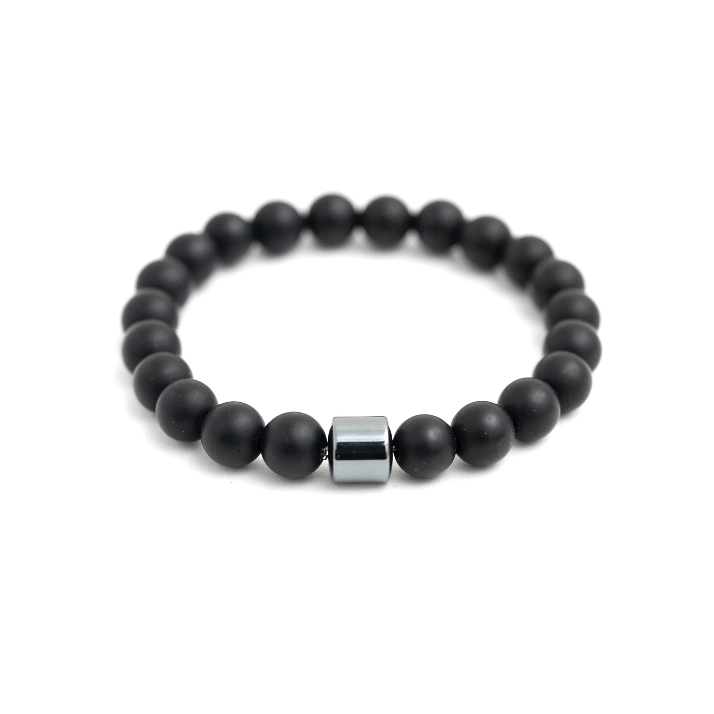 Frost Beaded Bracelet (Black)