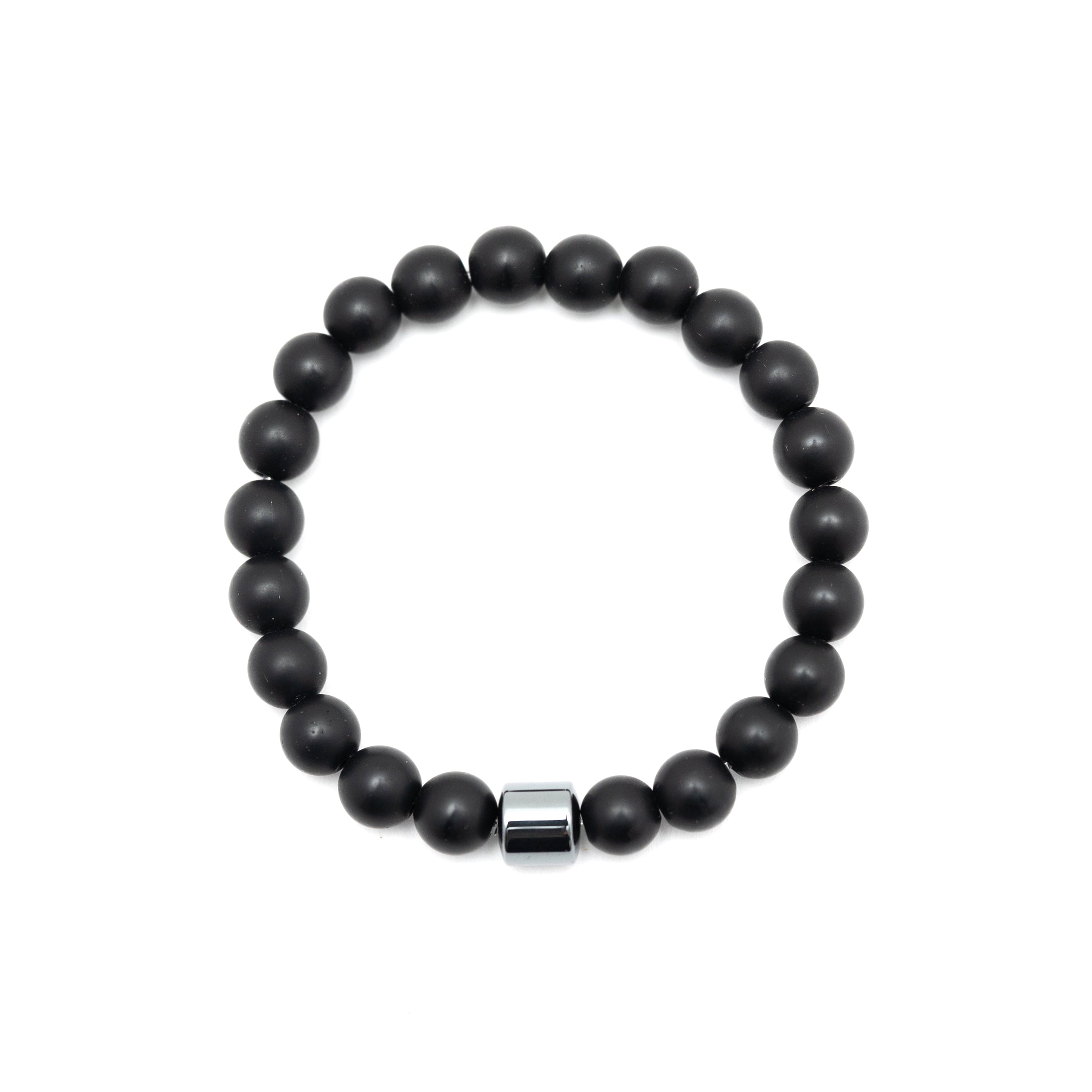 Frost Beaded Bracelet (Black)