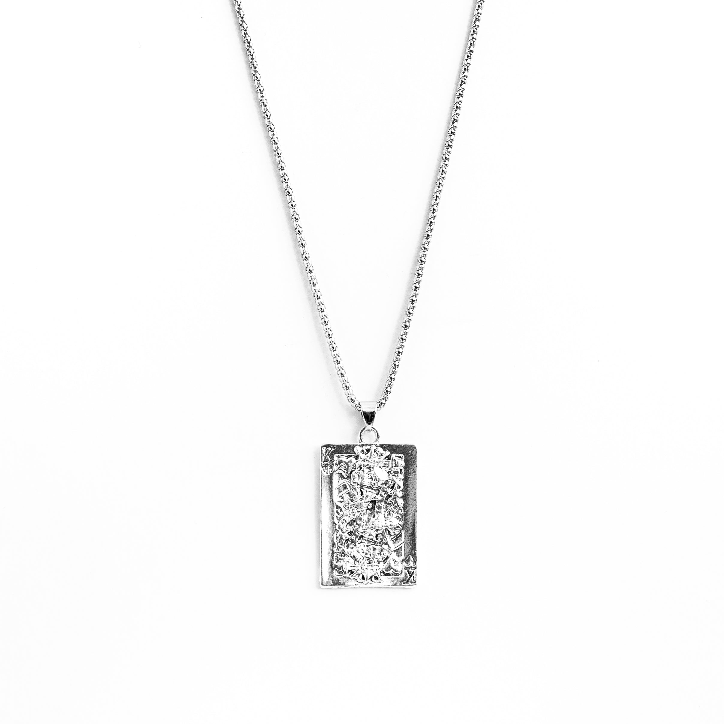 Worn King Pendant (Silver)