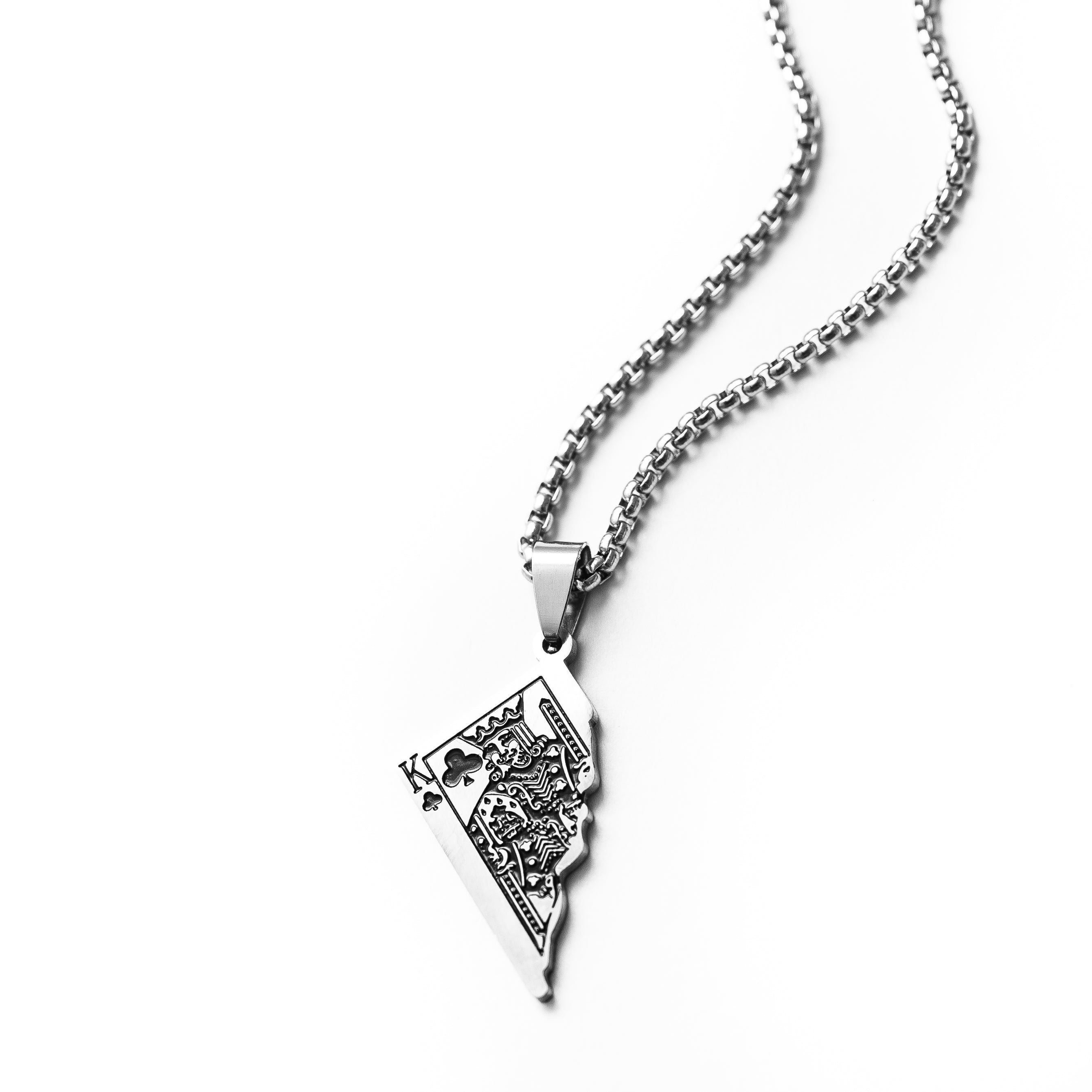 Broken King Pendant (Silver)