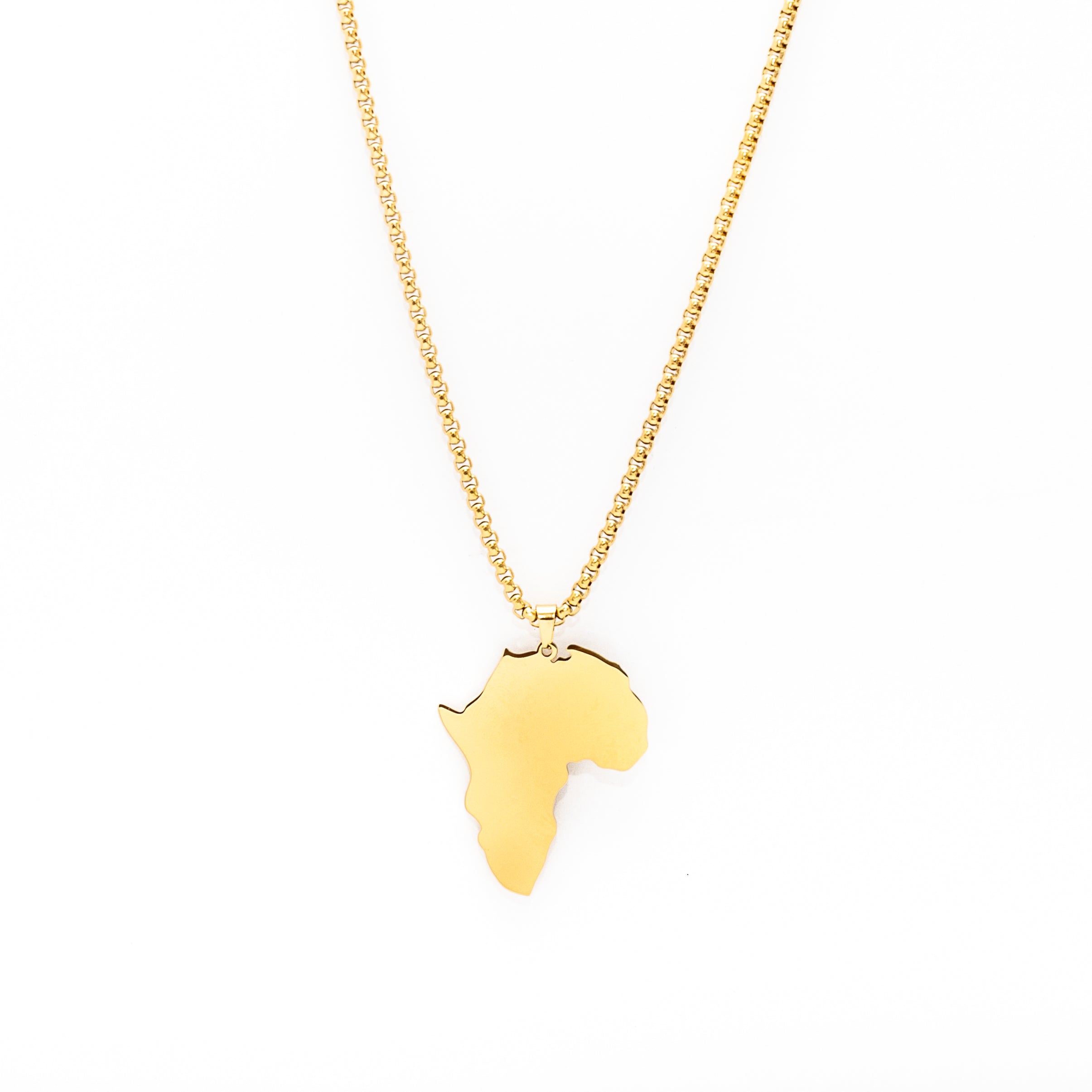 Africa Pendant (Gold)