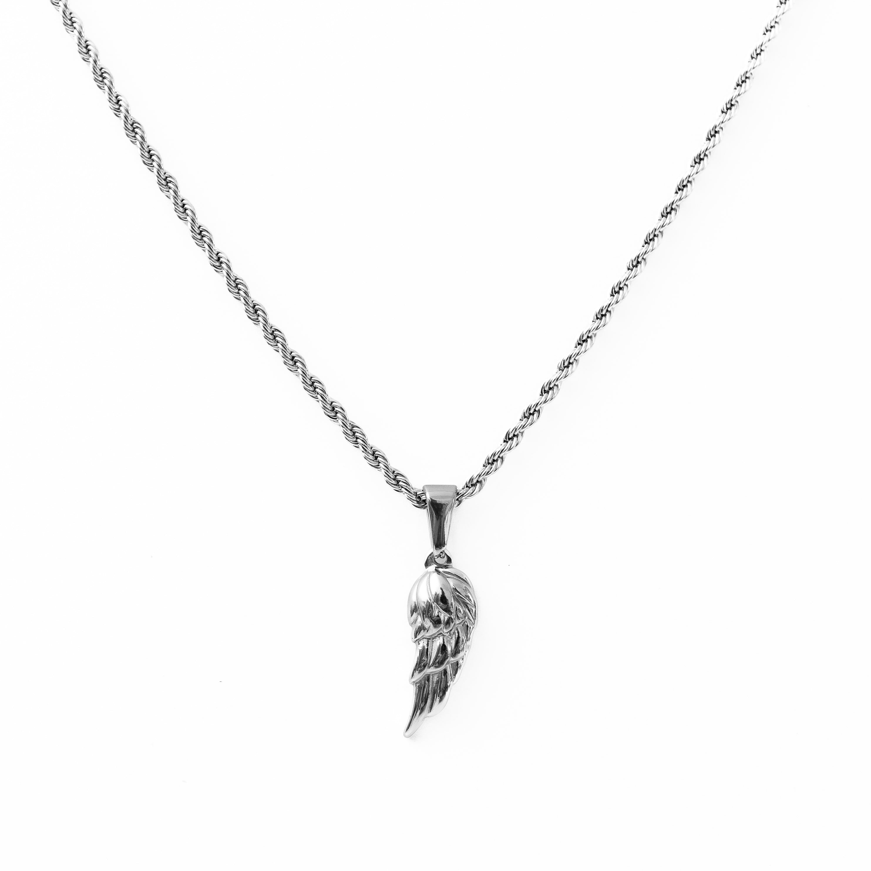 Feather Wing Pendant (Silver)