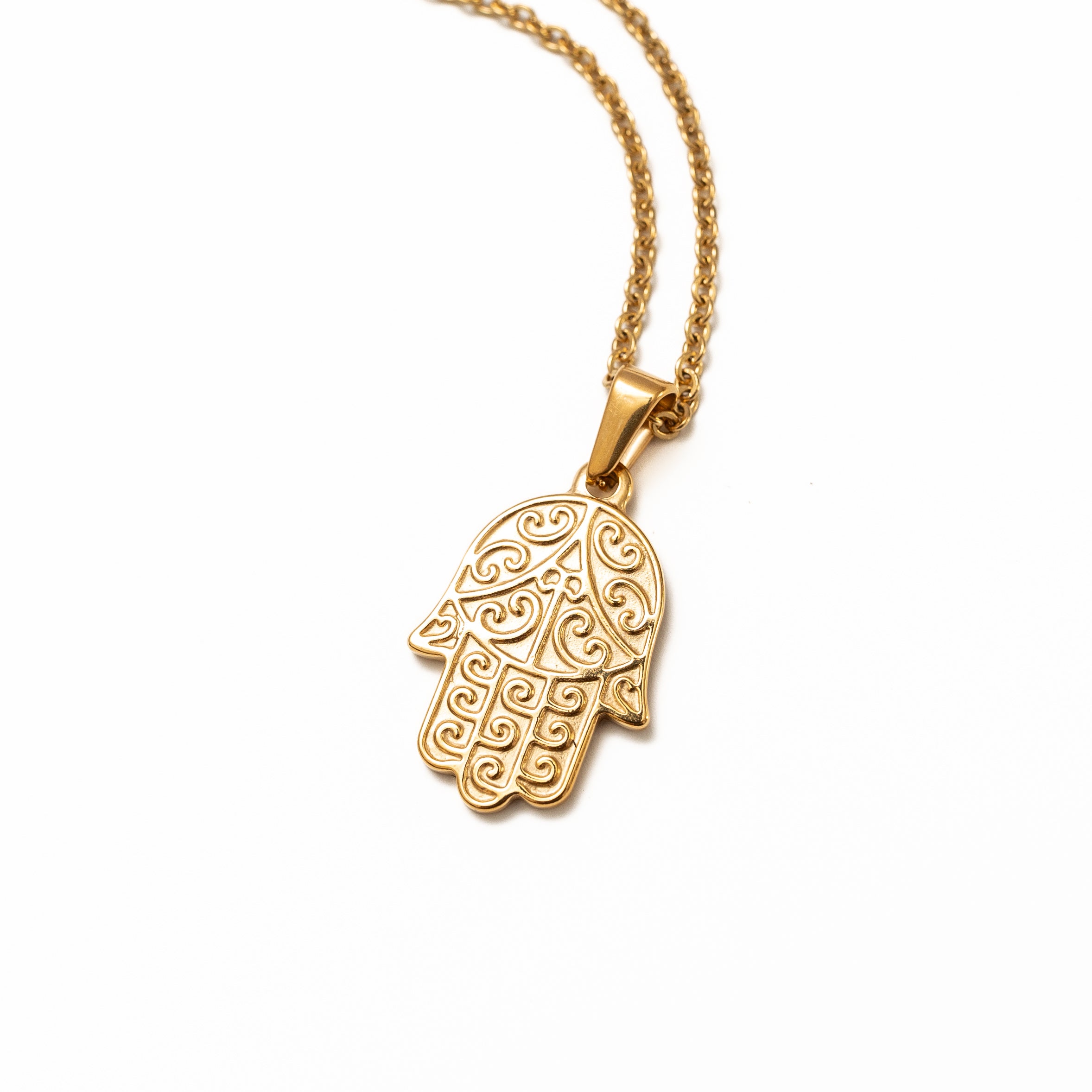 Hamsa Pendant (Gold)