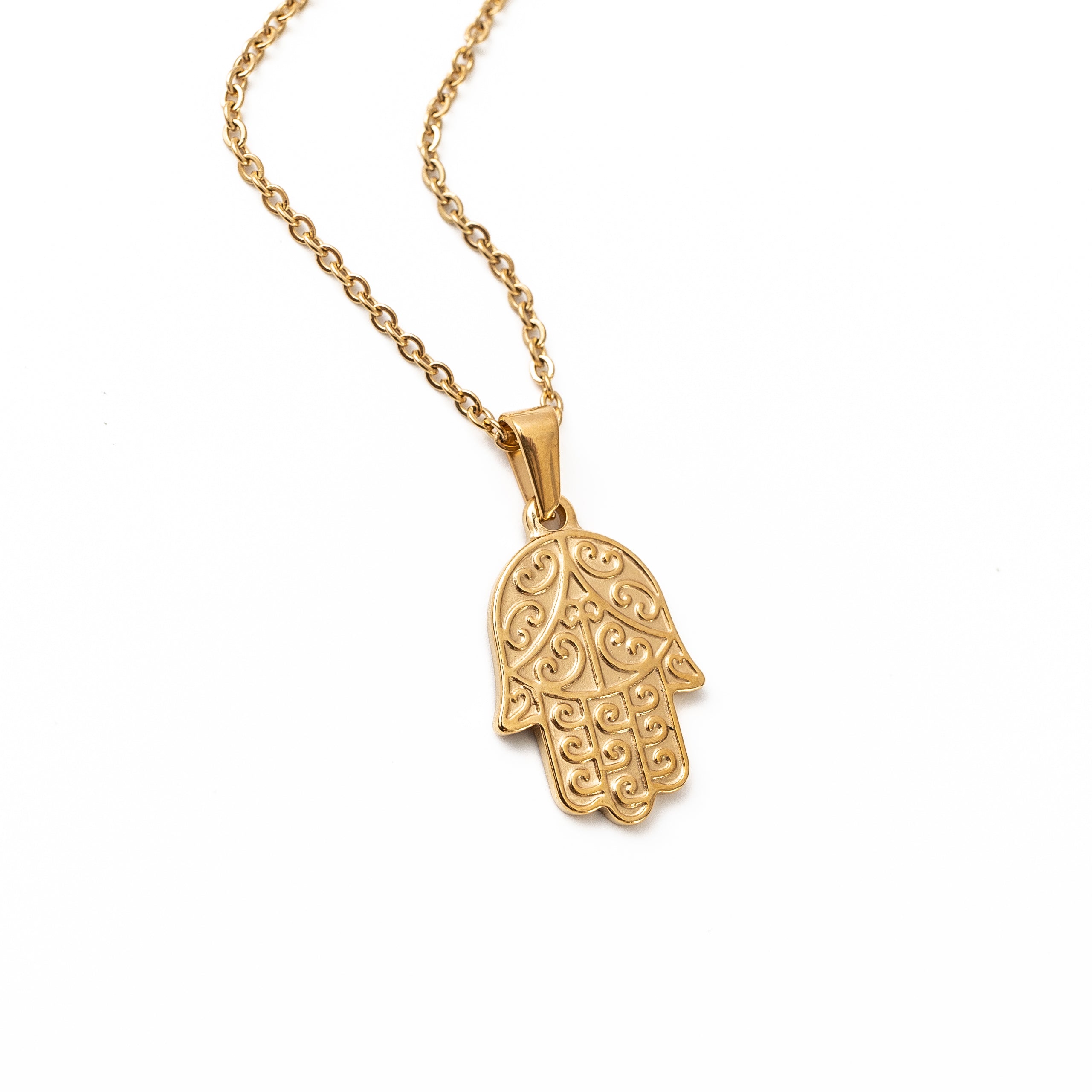 Hamsa Pendant (Gold)