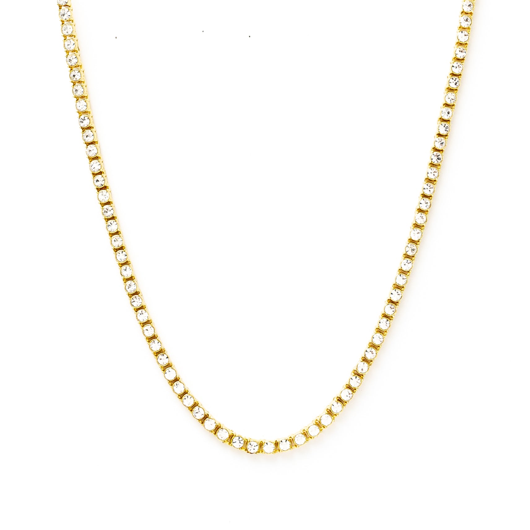 Iced Tennis Chain (Gold)