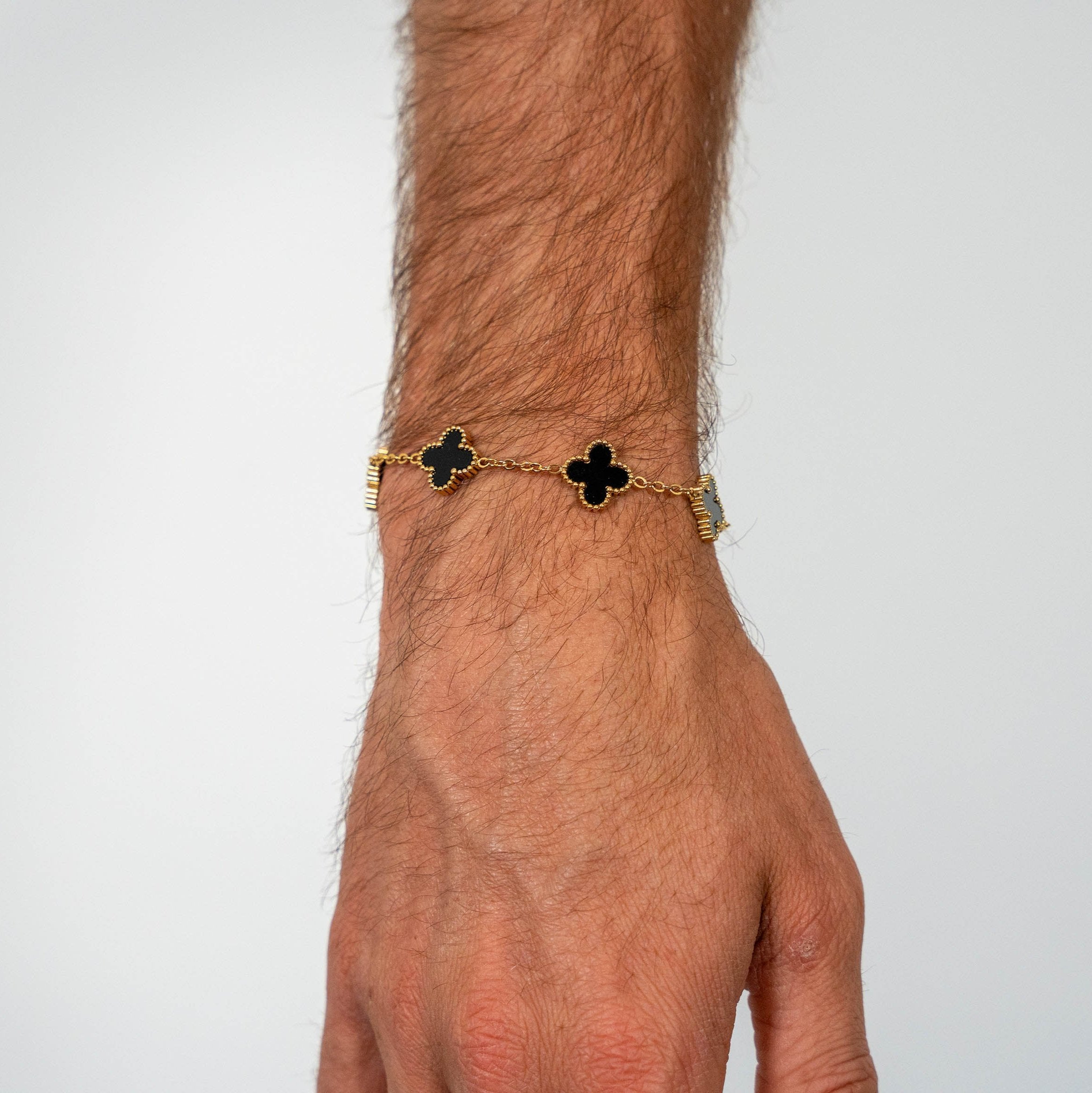 Clover Bracelet (Gold/Black)