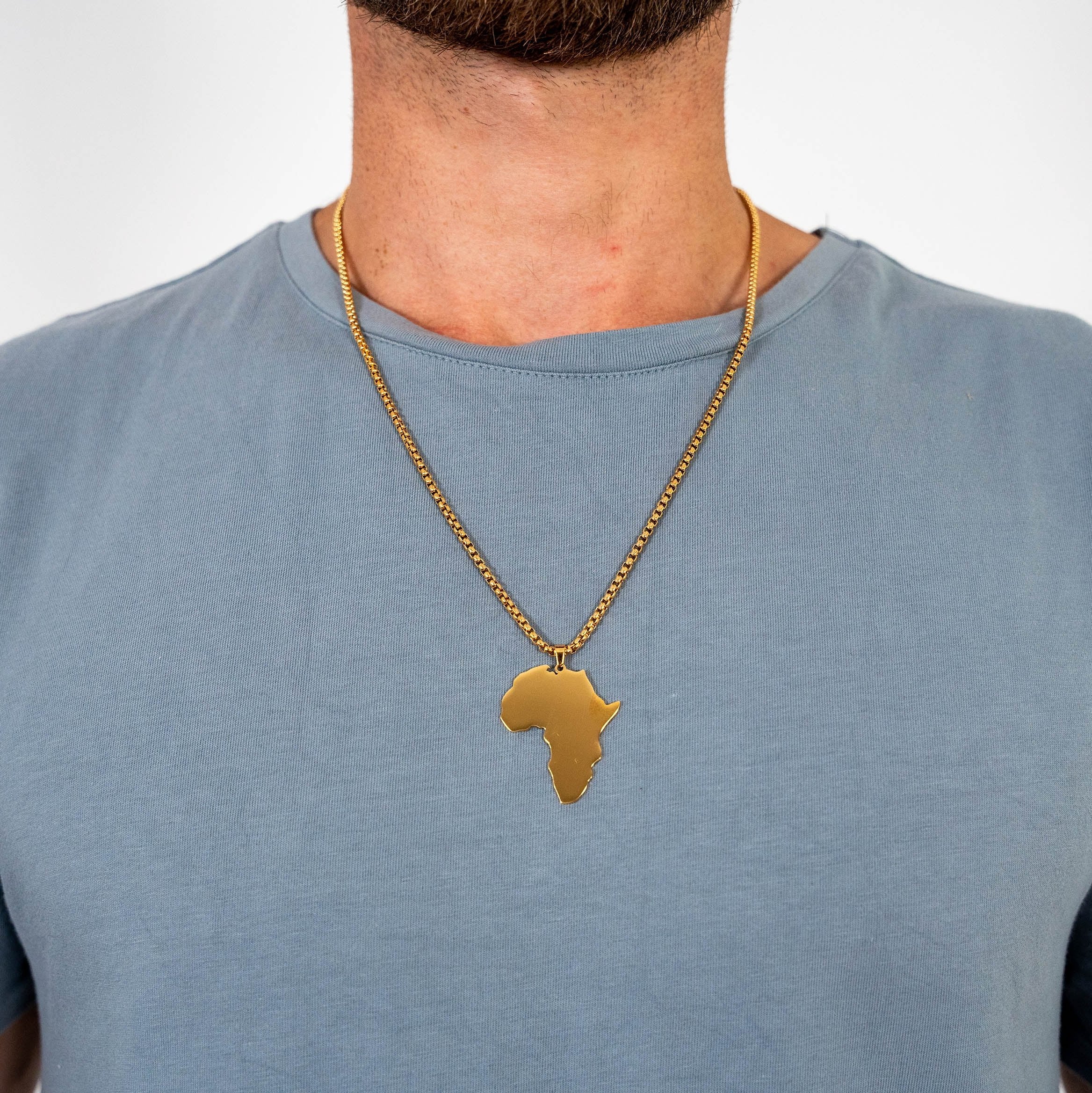 Africa Pendant (Gold)