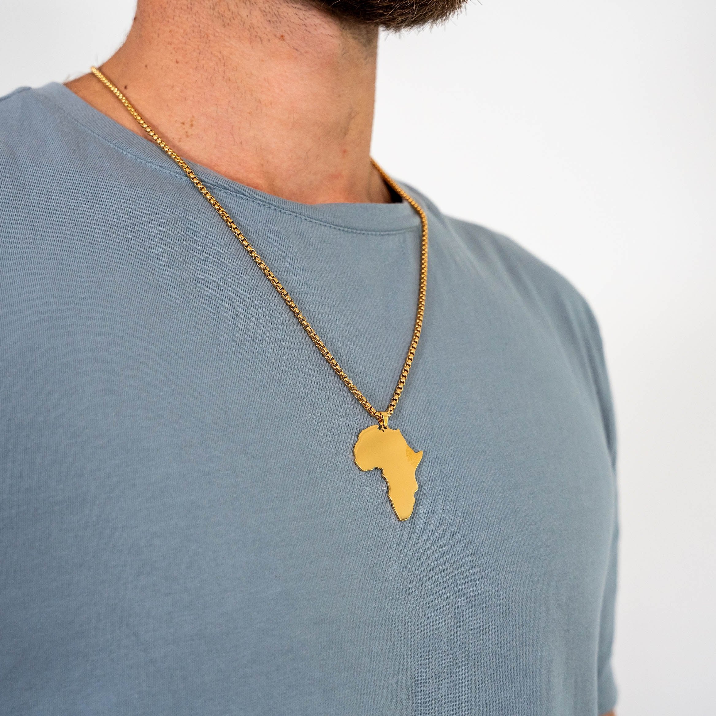 Africa Pendant (Gold)