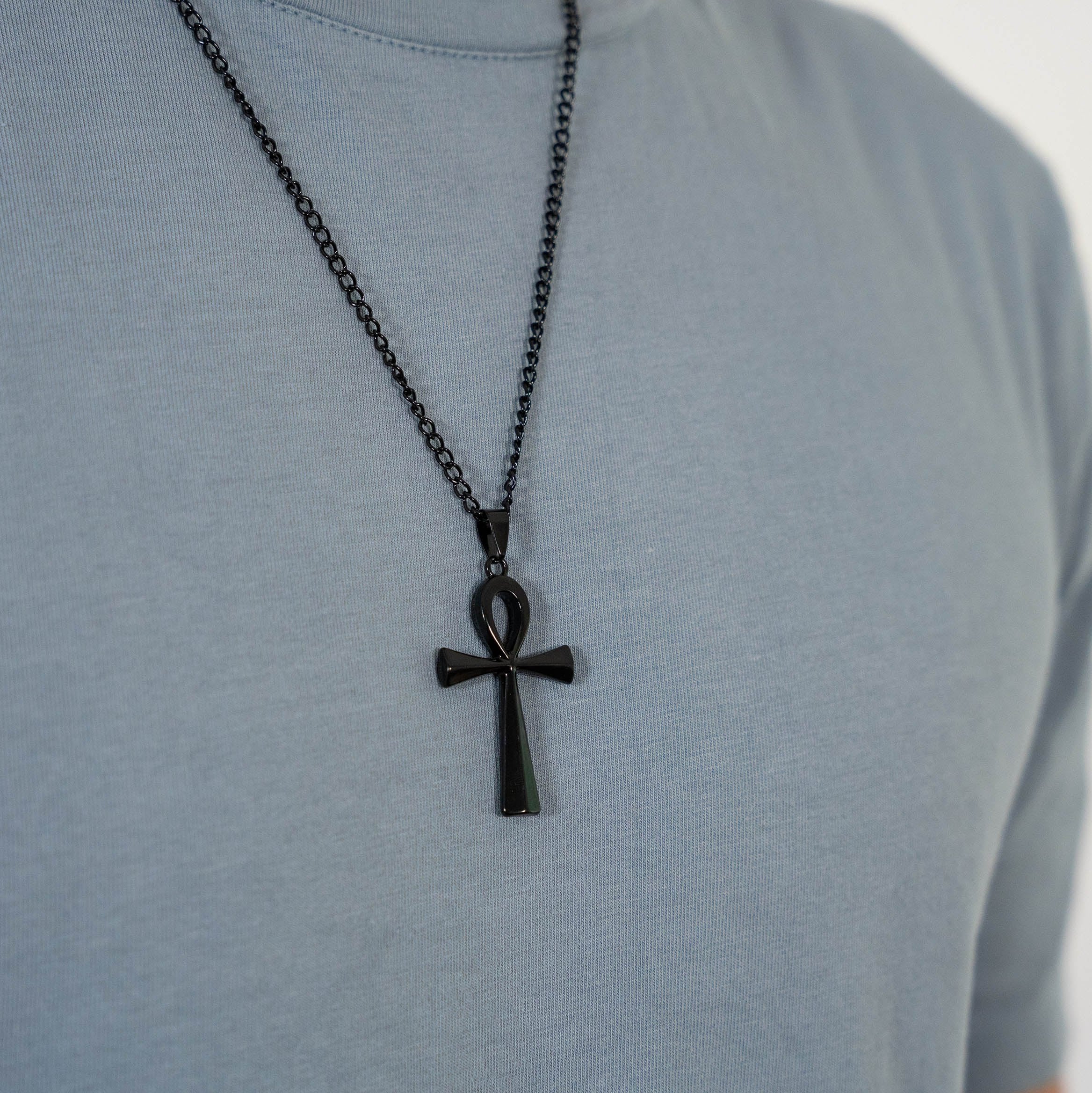 Ankh Pendant  (Black)