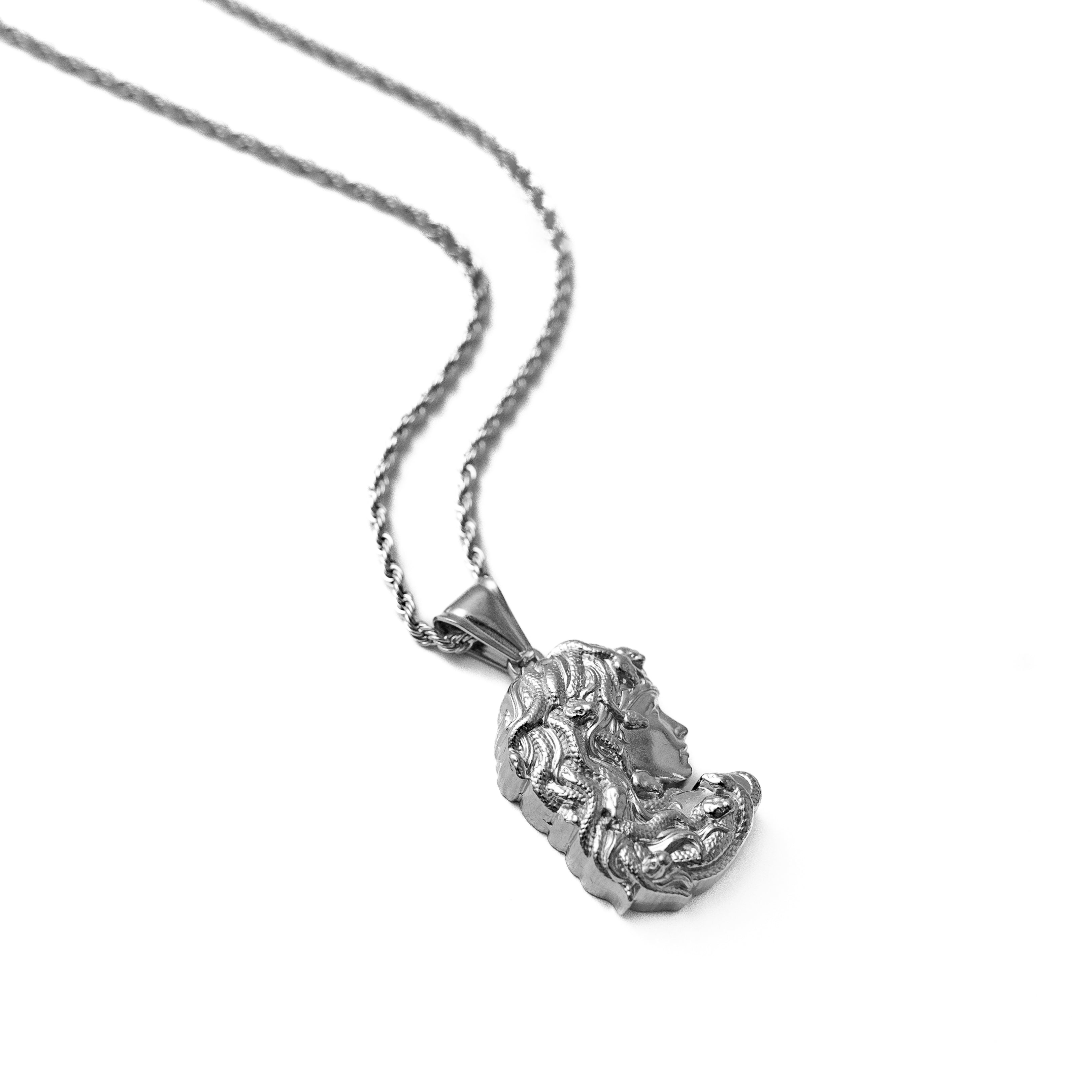 Medusa Head Pendant (Silver)
