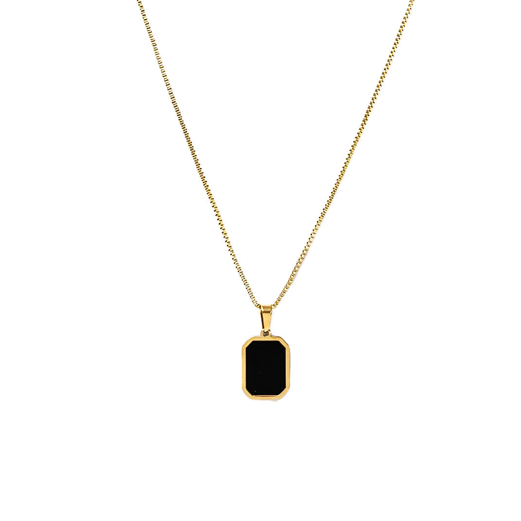 Onyx Pendant (Gold)