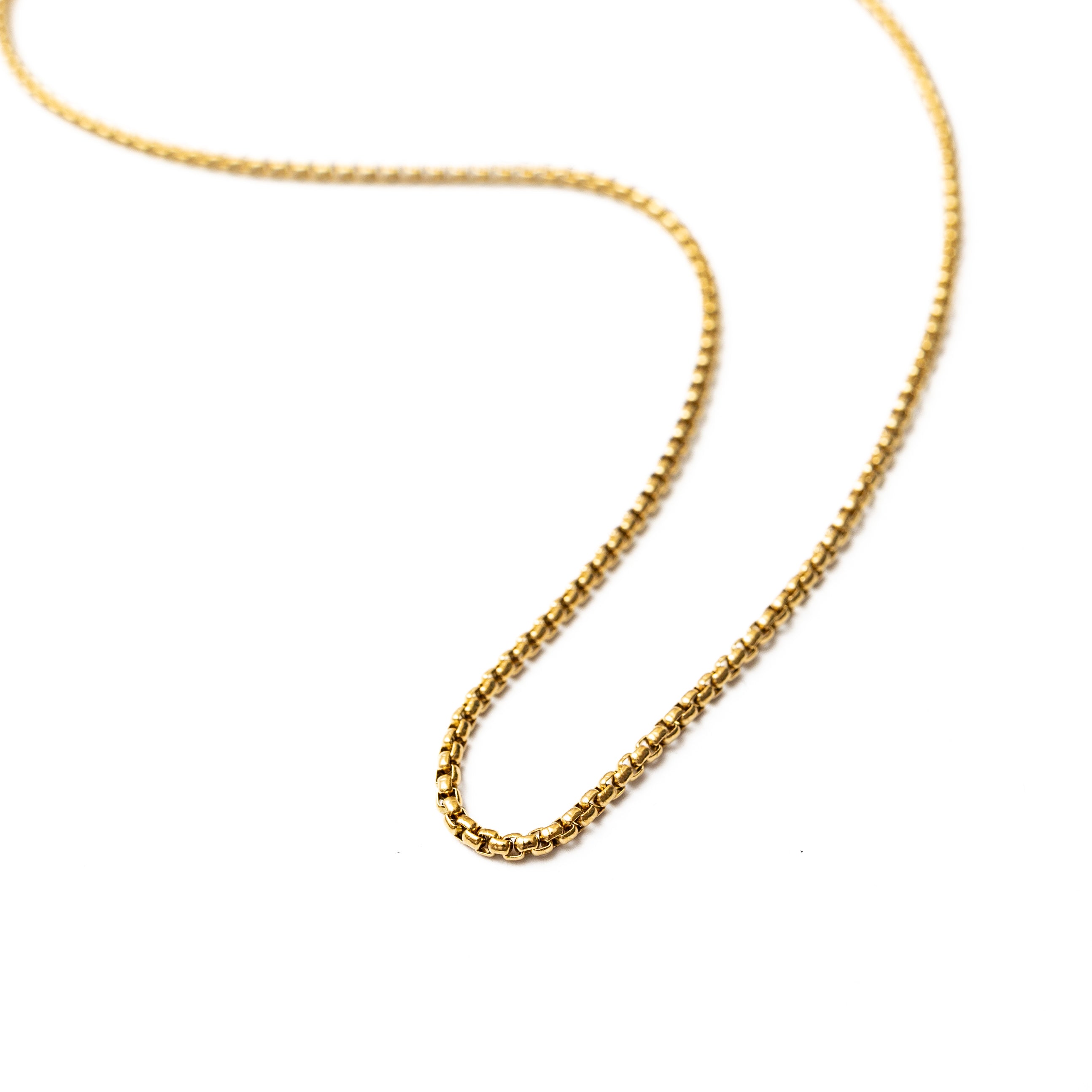 2mm Rolo Chain (Gold)