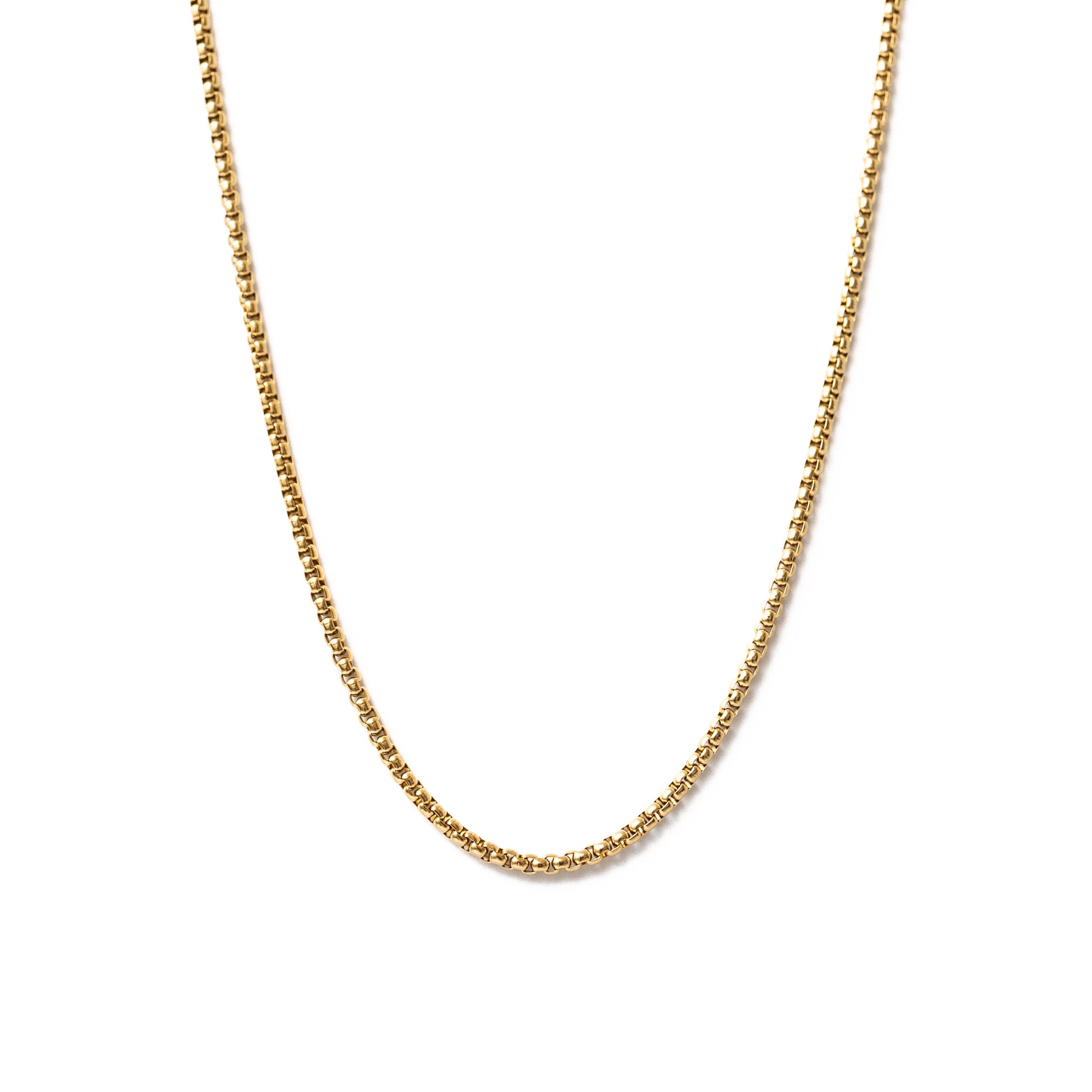 3mm Rolo Chain (Gold)