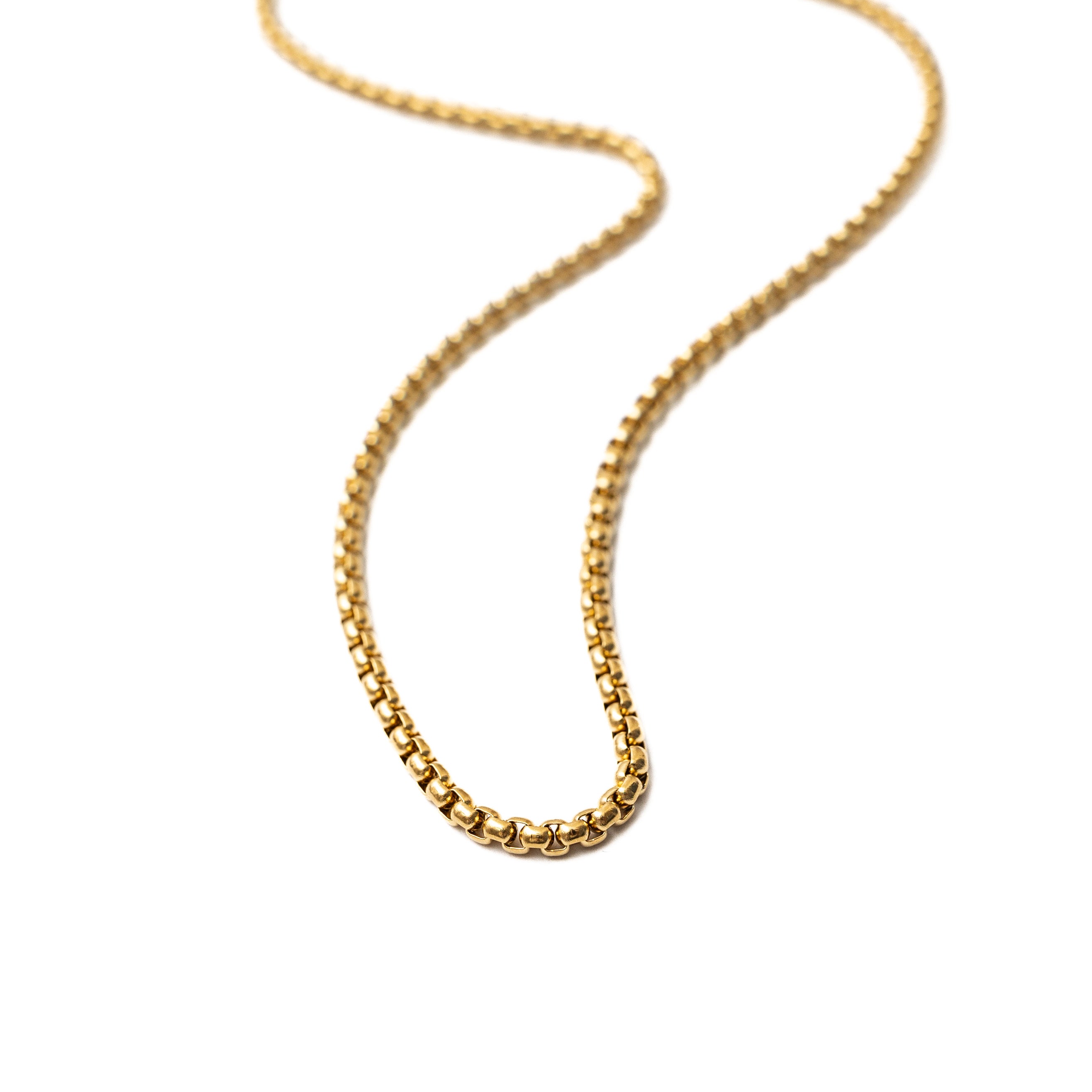 3mm Rolo Chain (Gold)