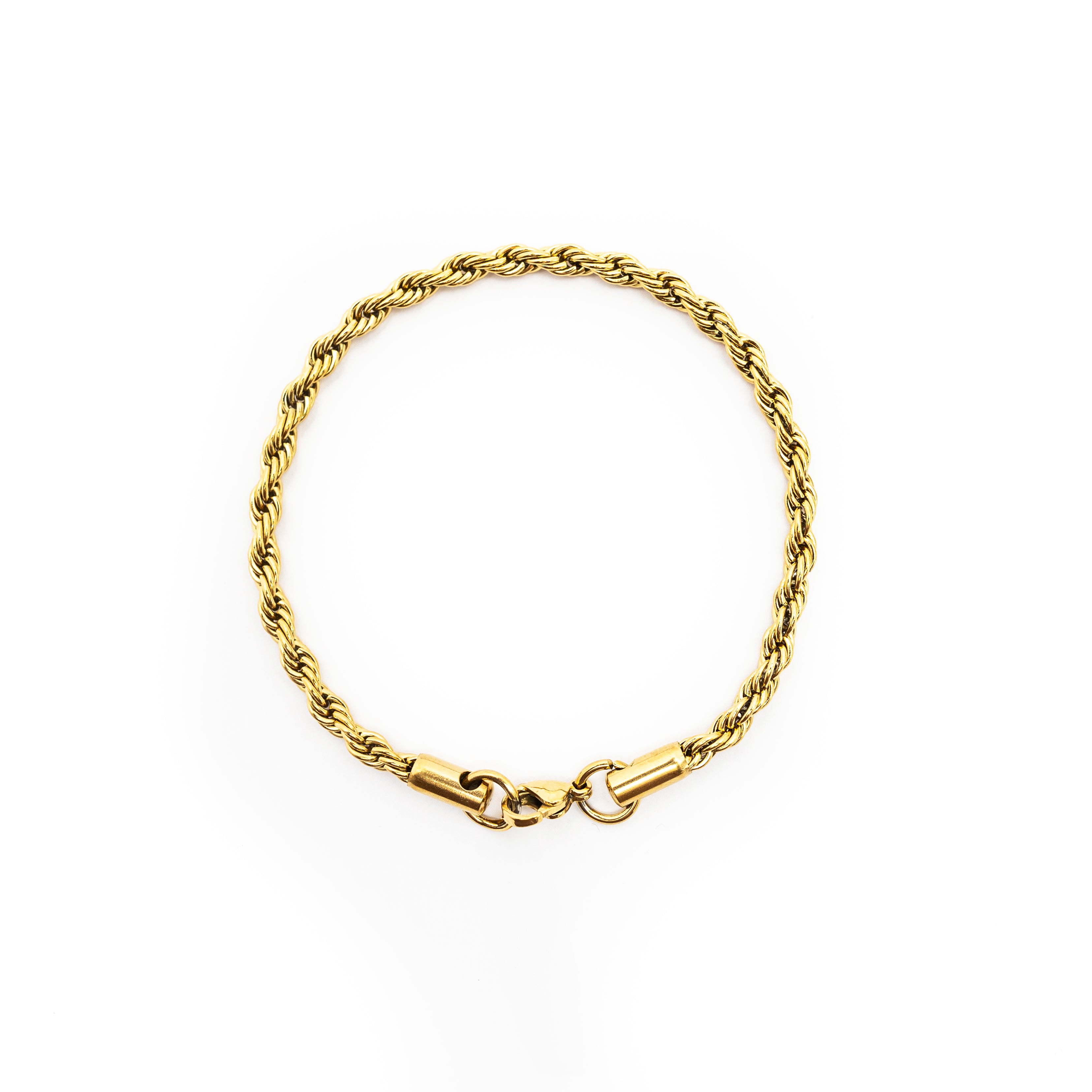 3mm Rope Bracelet (Gold)