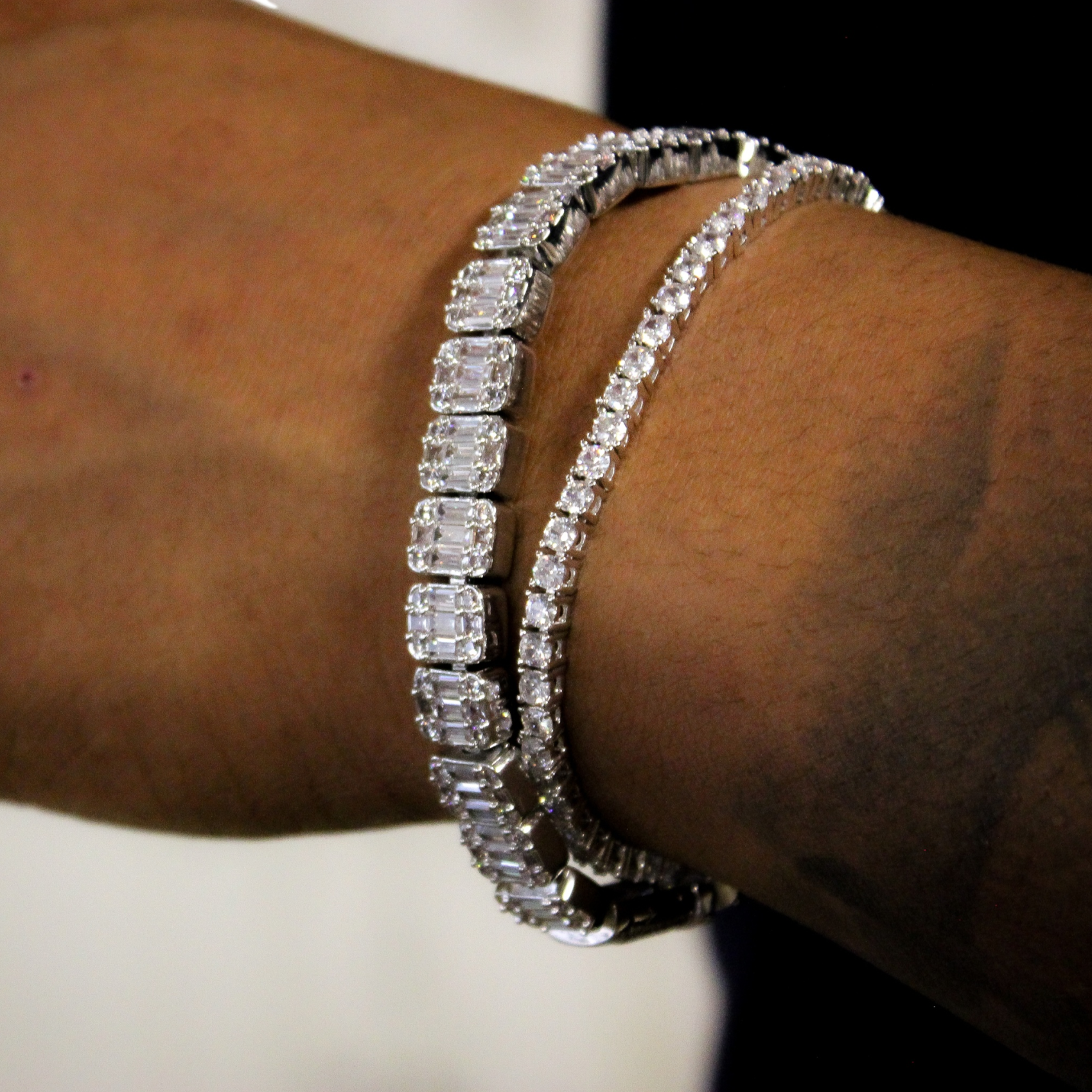 3mm Tennis Bracelet (Silver)