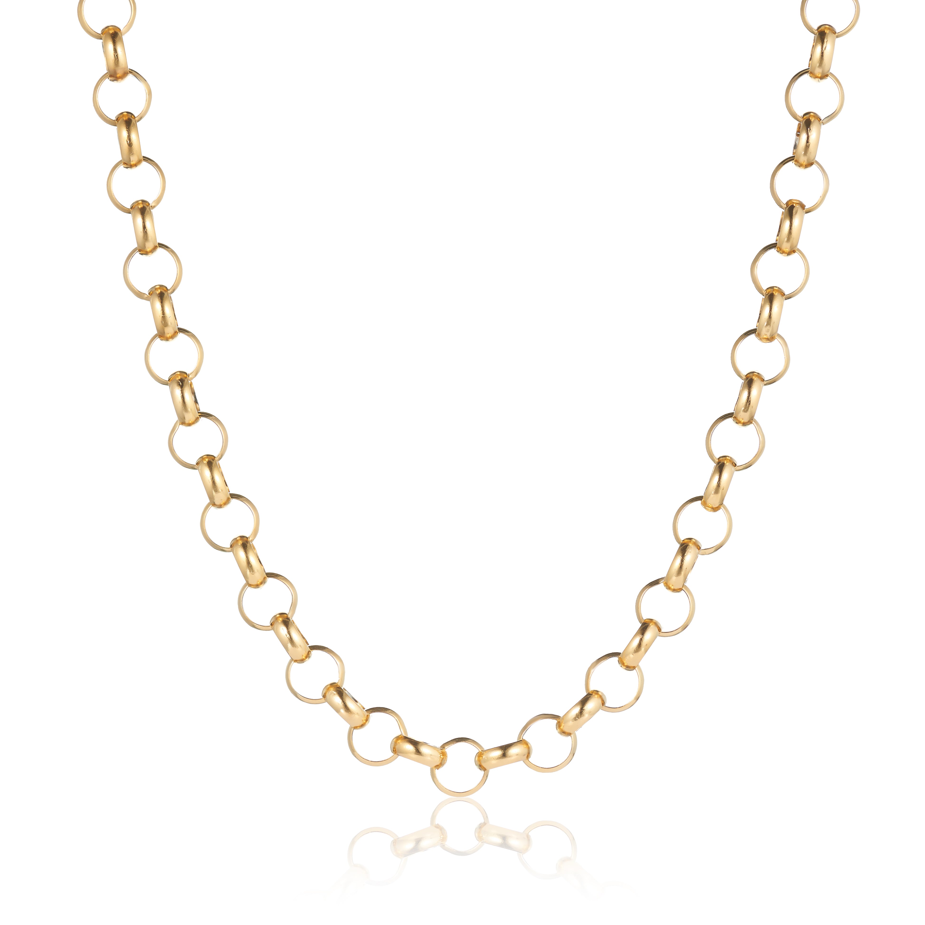 12mm Belcher Chain (Gold)