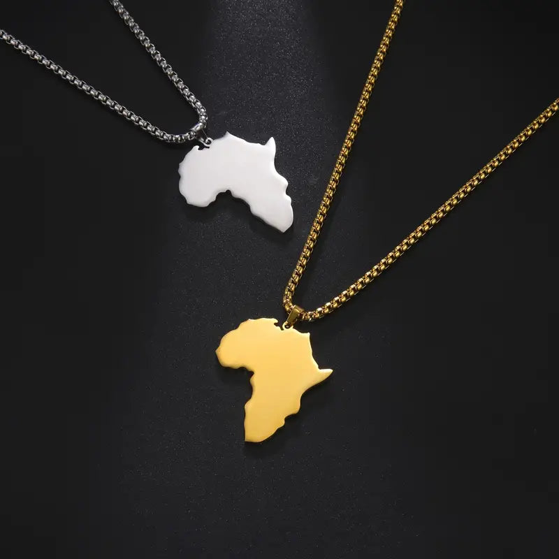 Africa Pendant (Gold)