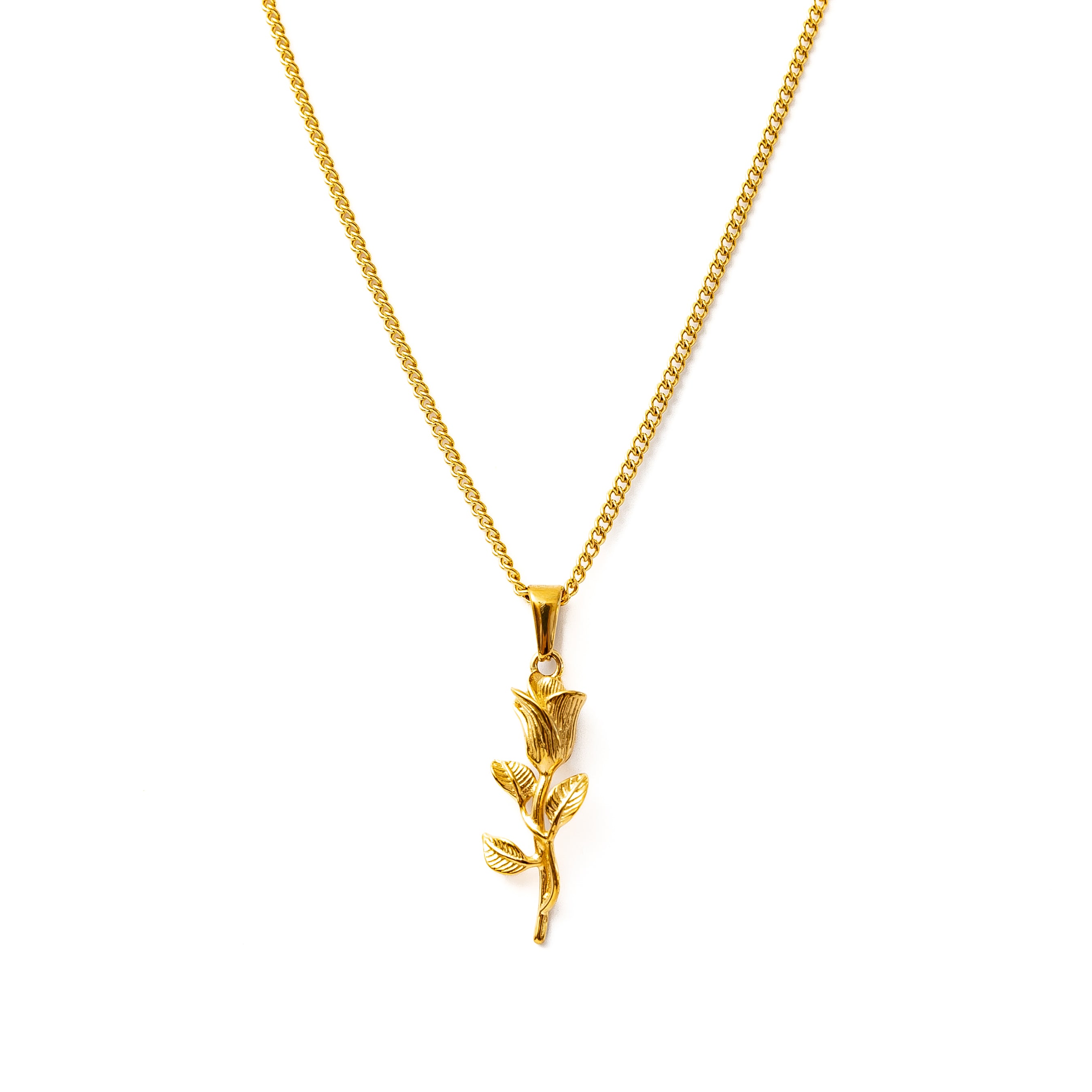 Rose Pendant (Gold)