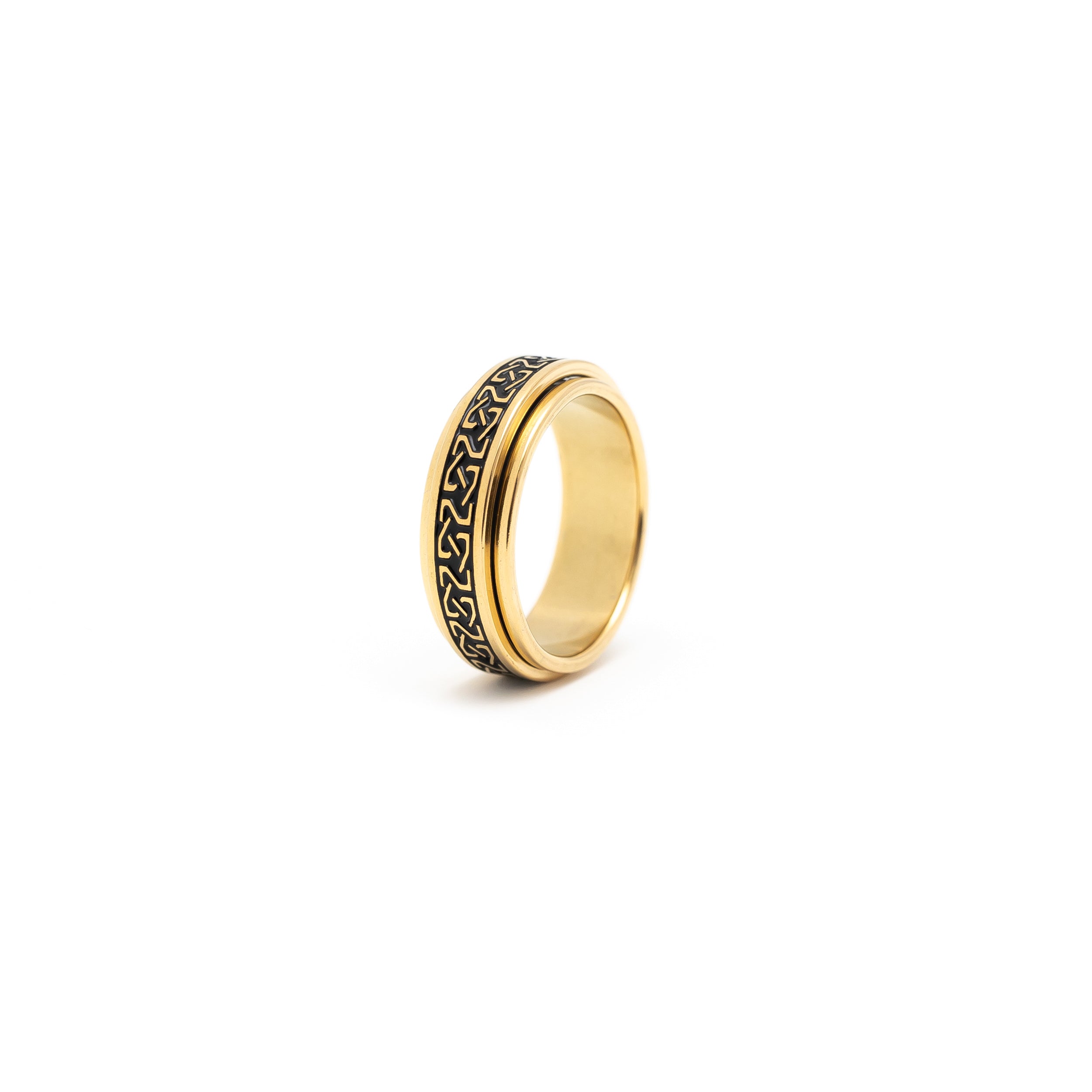 Patterned Spin Ring (Gold)