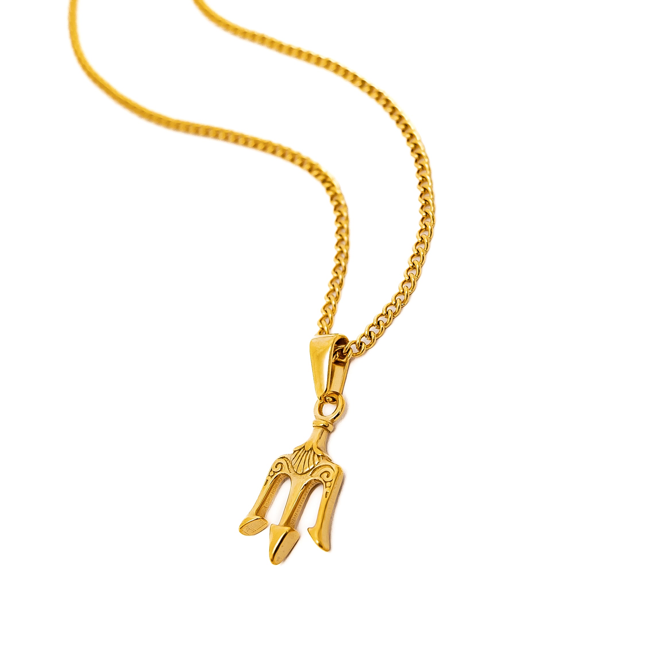 Trident Pendant (Gold)